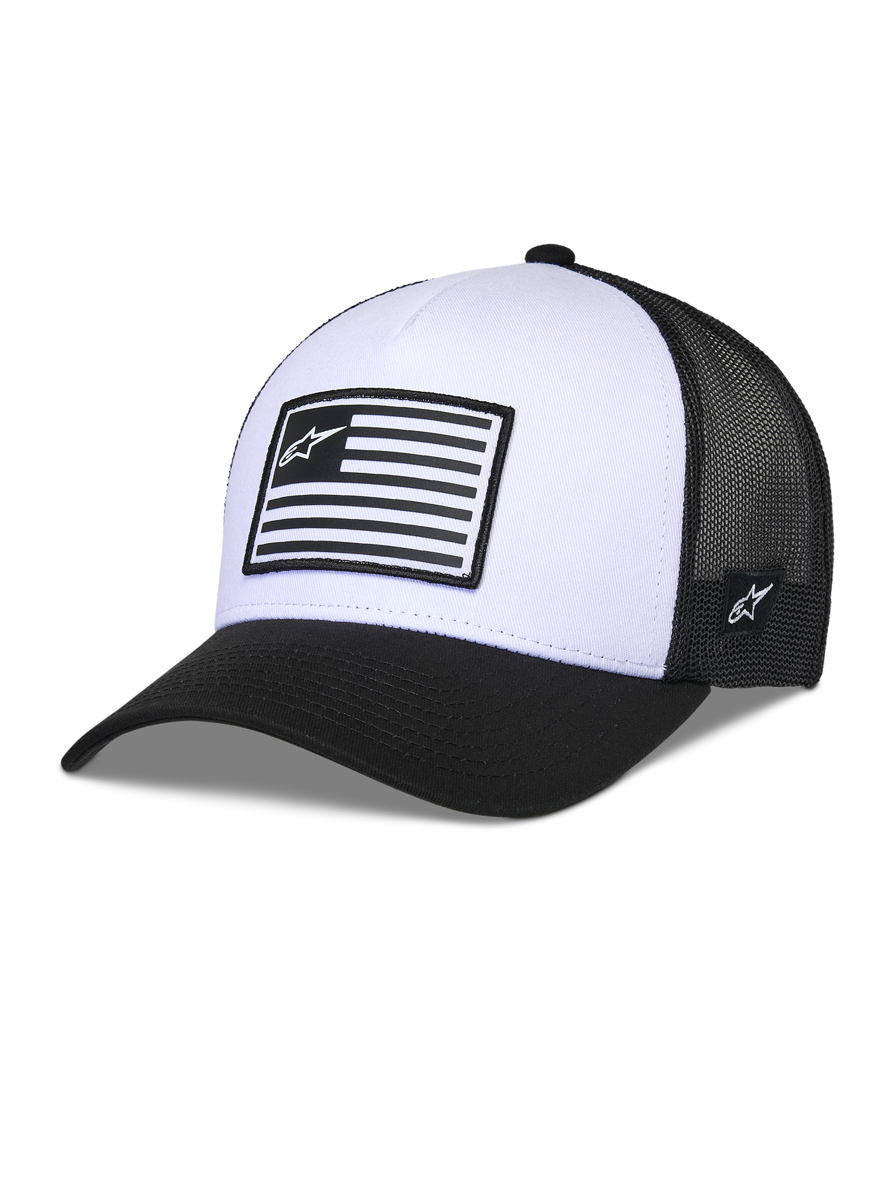 【美品】WTAPS/Crossbones Hat/BLACK×WHITE Flag Snapback - White Sportswear Hat | Alpinestars®