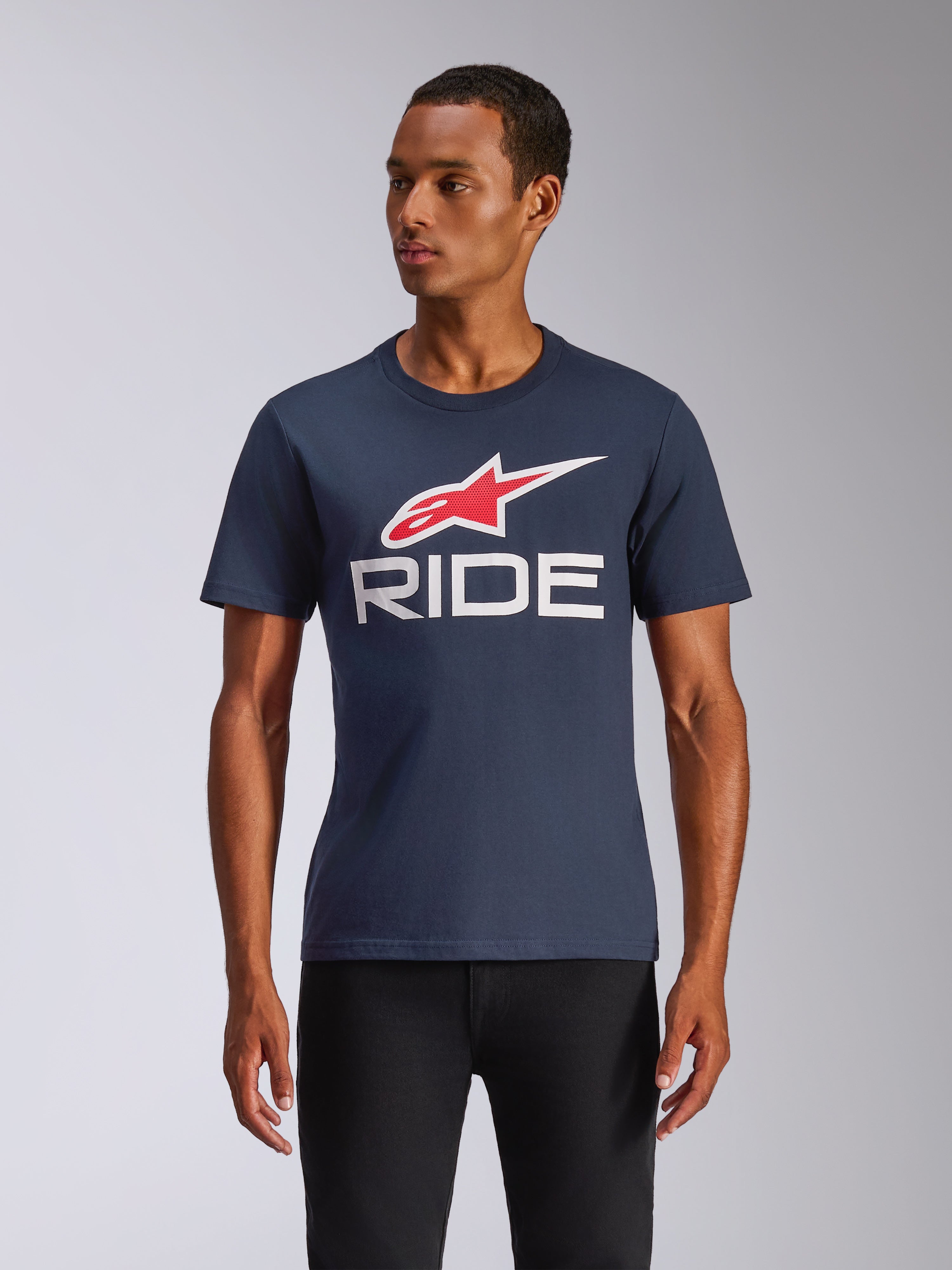 Ride 4.0 CSF - Blue Sportswear Tee | Alpinestars®