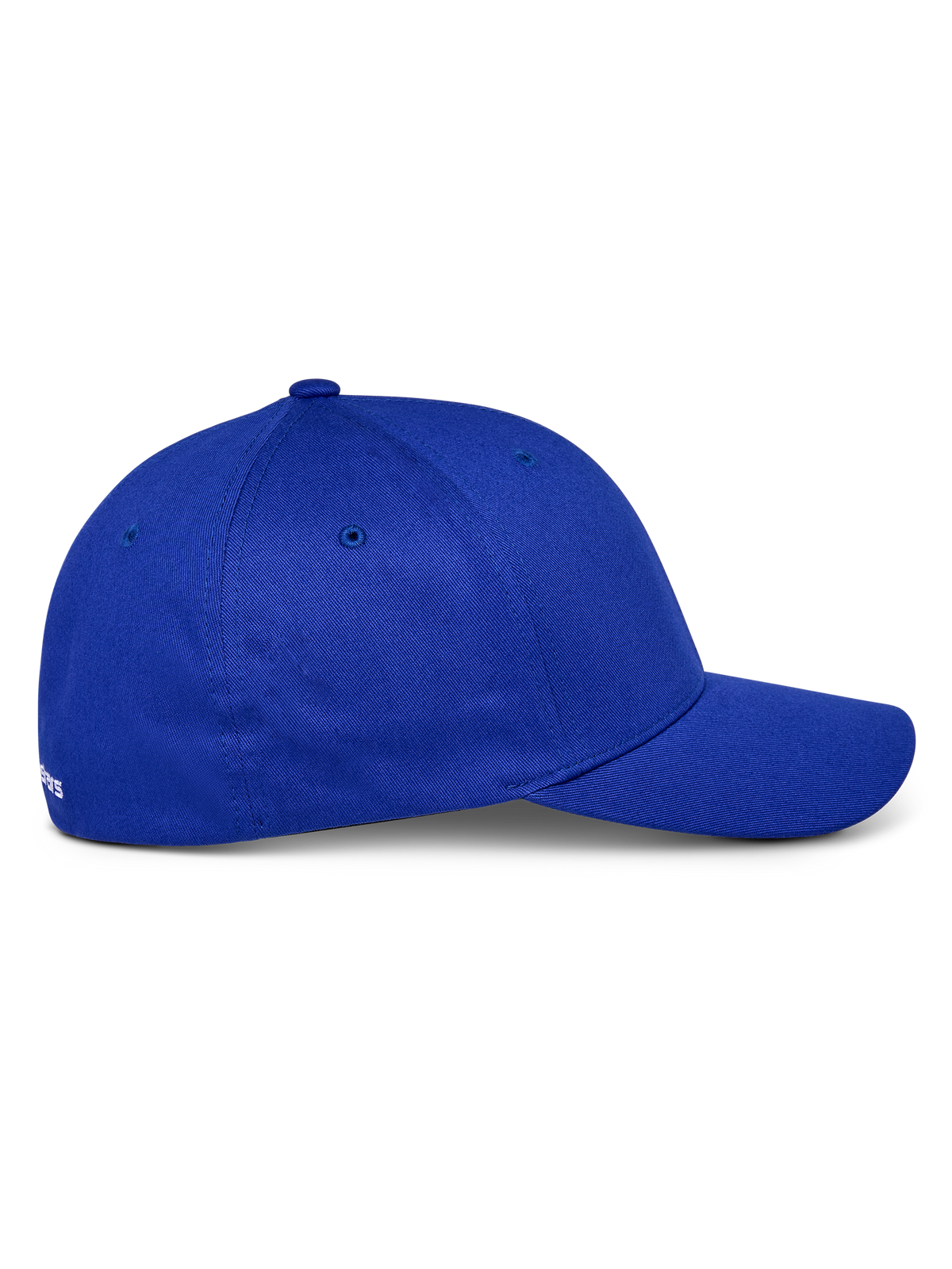 Alpinestars Corp Shift Multi Hat, Blue, Side profile view, Curved bill with structured crown, cotton stretch twill fabric, casual motorsport-inspired headwear