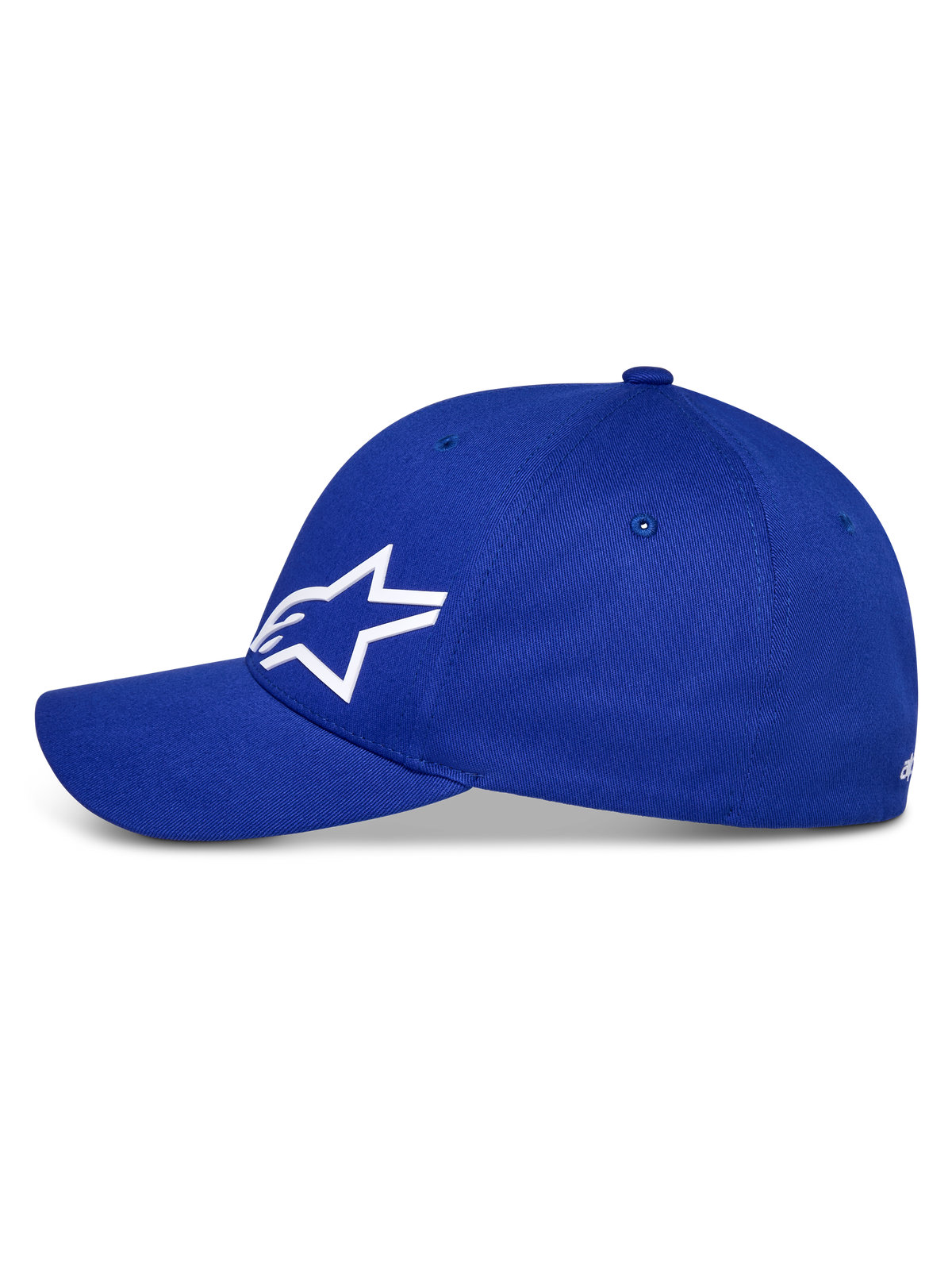 Alpinestars Corp Shift Multi Hat, Baseball Cap, Blue, featuring a white 3D Astars logo, curved bill and structured crown, casual motorsport headwear