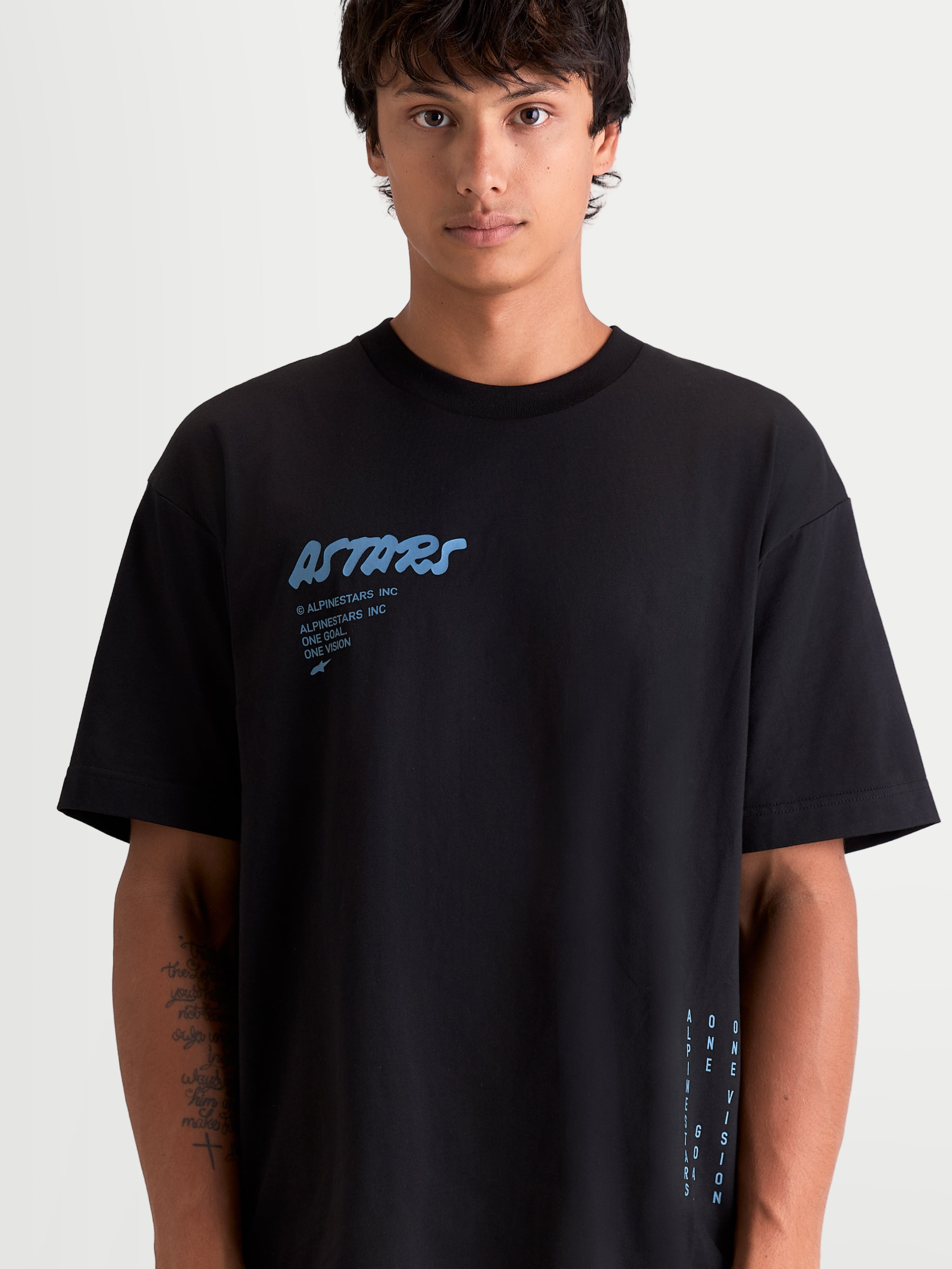 SUNSPLASH Tシャツ　XL〜XXL Chalk Oversized CSF - Black Tee | Alpinestars®