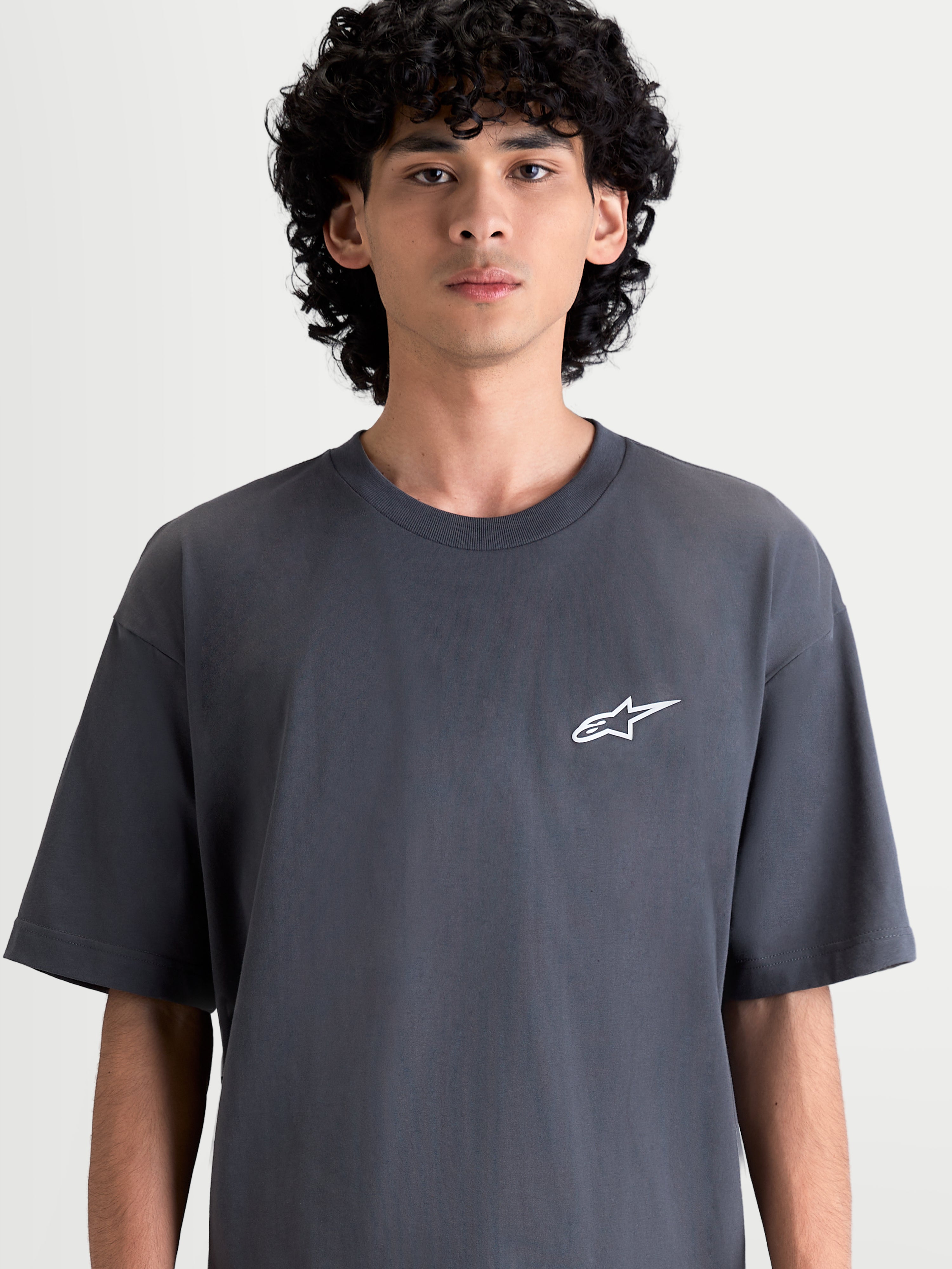 Mandate Oversized CSF - Gray Tee | Alpinestars®