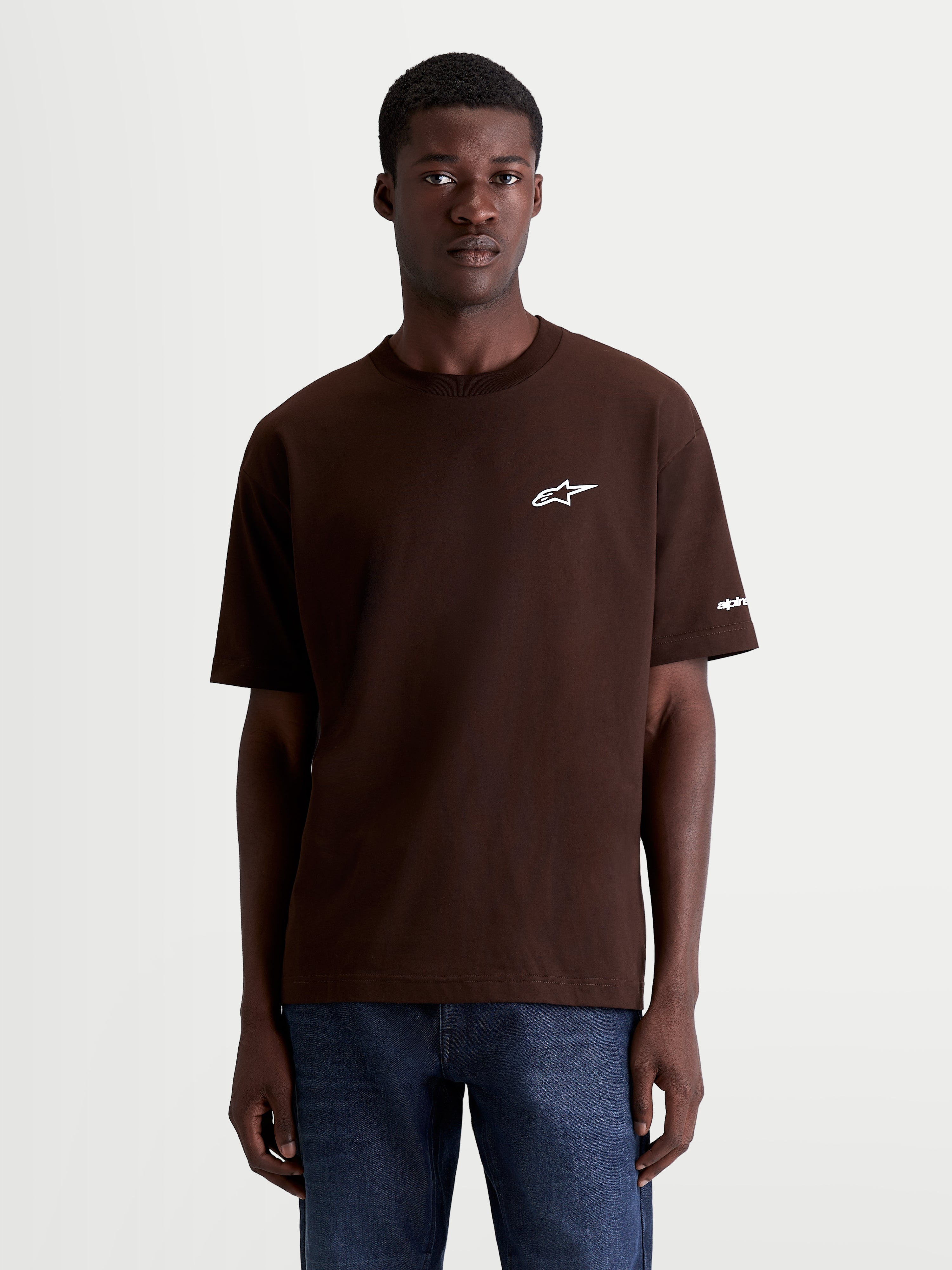 Mandate Oversized CSF - Brown Tee | Alpinestars®