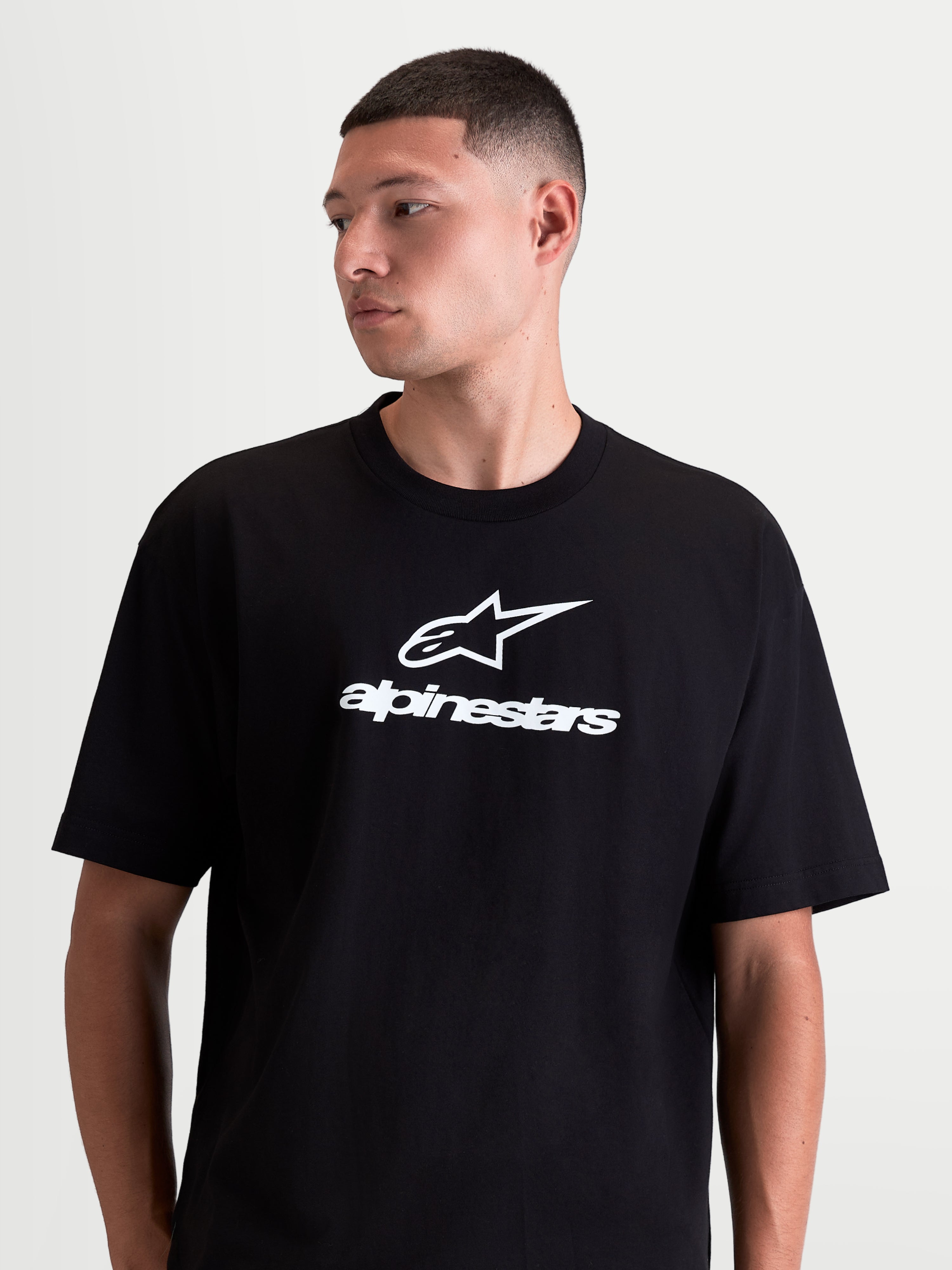 Prelude Oversized CSF - Black Tee | Alpinestars®