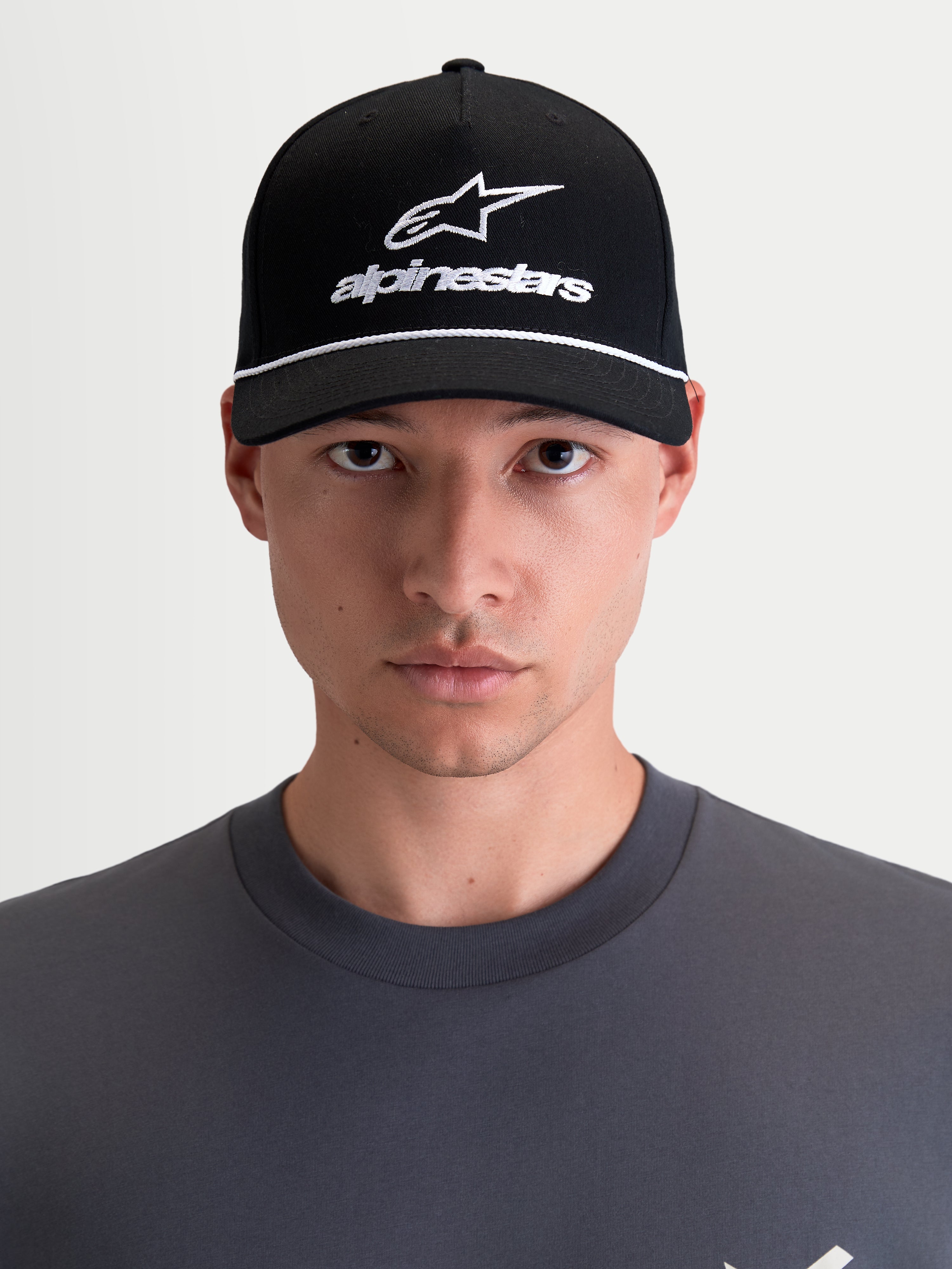 Combo Logo Snapback - Black Hat | Alpinestars®