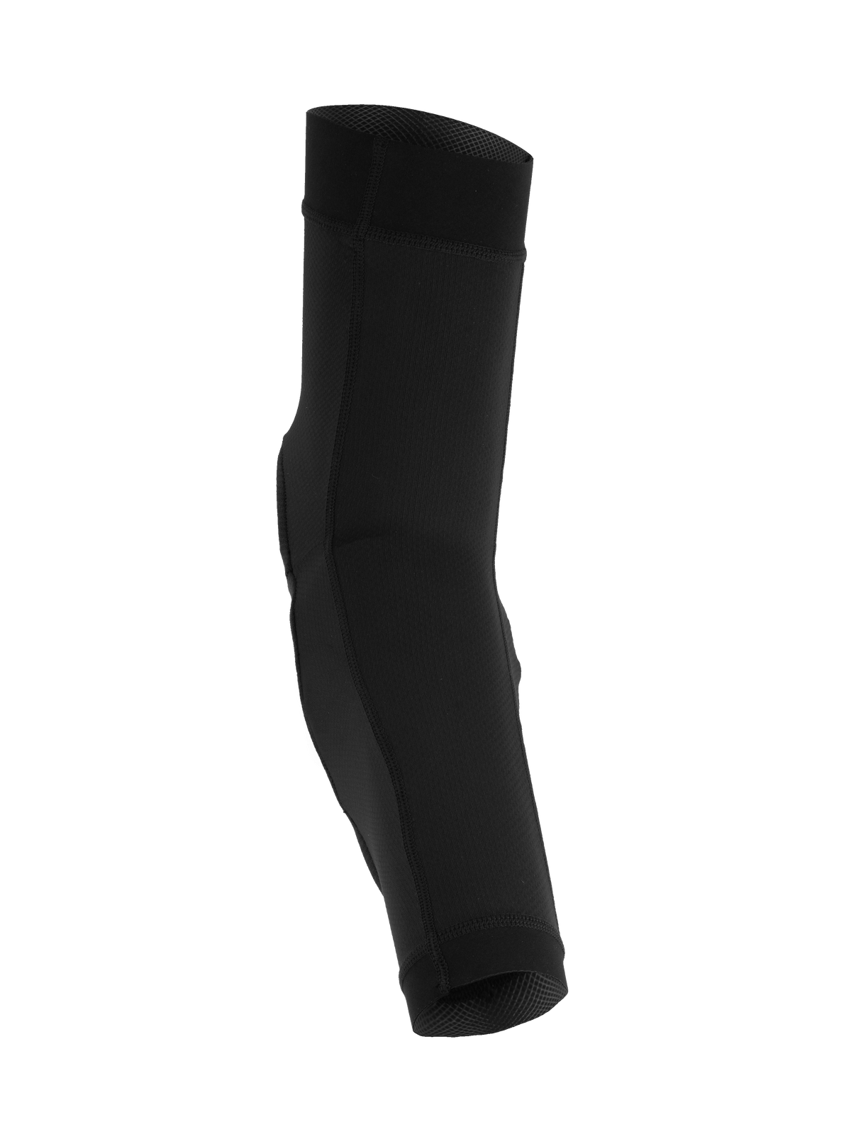 Alpinestars A-Motion Plasma Elbow Sleeve, MTB Elbow Protector, Black, sleek slip-on design with breathable mesh and anatomical contouring, lightweight protection for off-road cycling