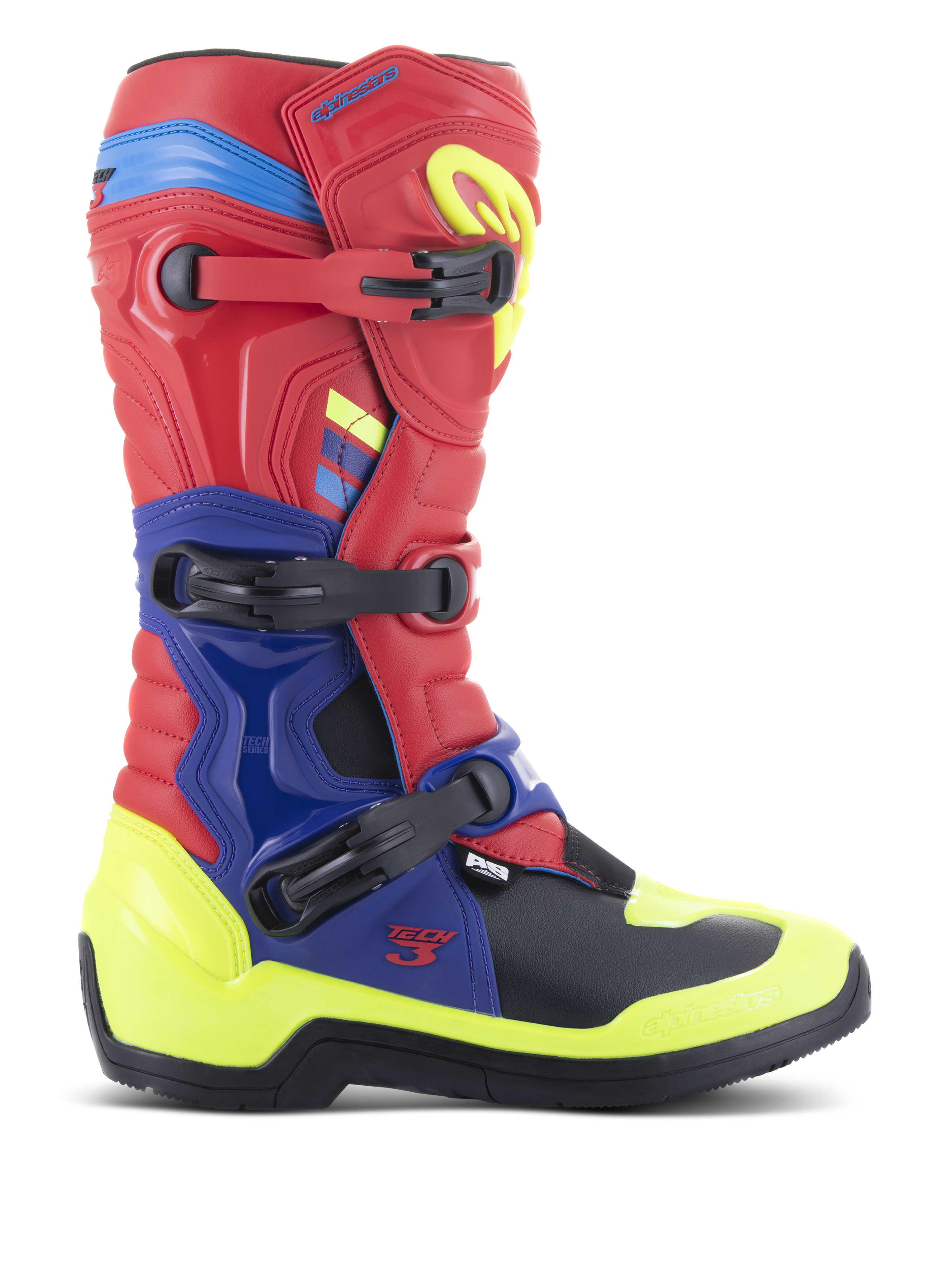 Tech 3 - Red MX Boots | Alpinestars®