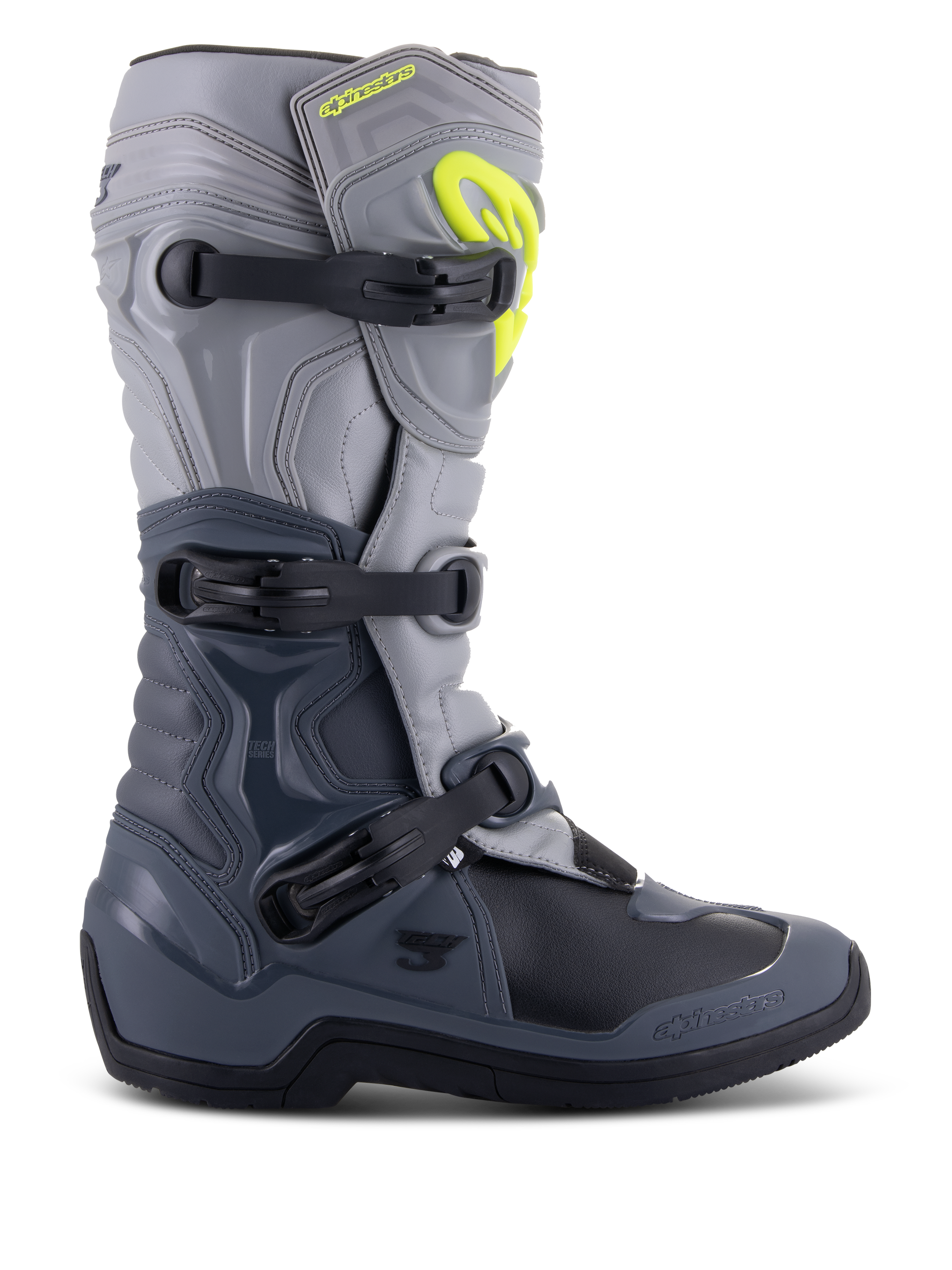 Tech 3 - Gray MX Riding Boots | Alpinestars®