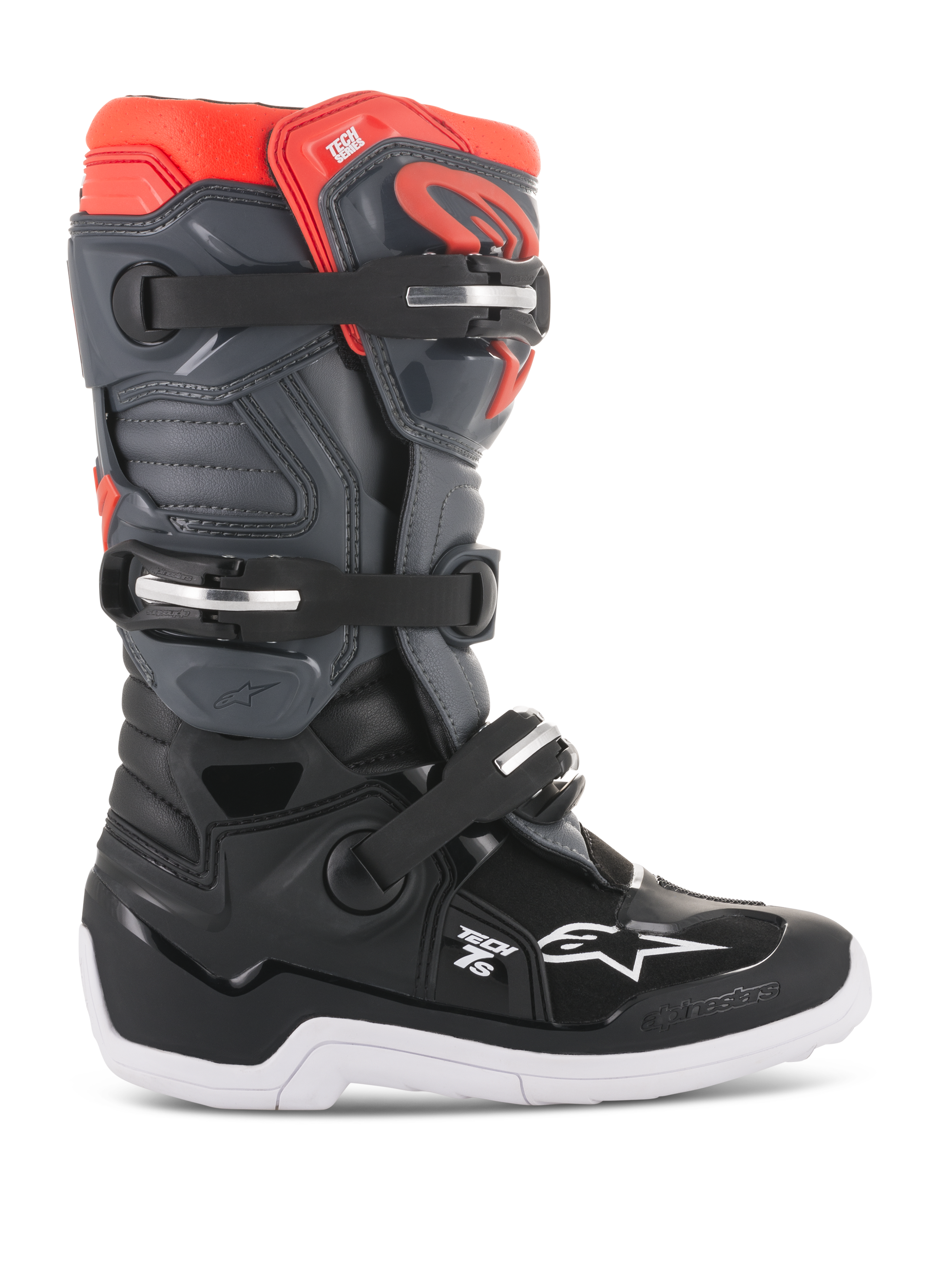 Youth Tech 7S - Black MX Boots | Alpinestars®