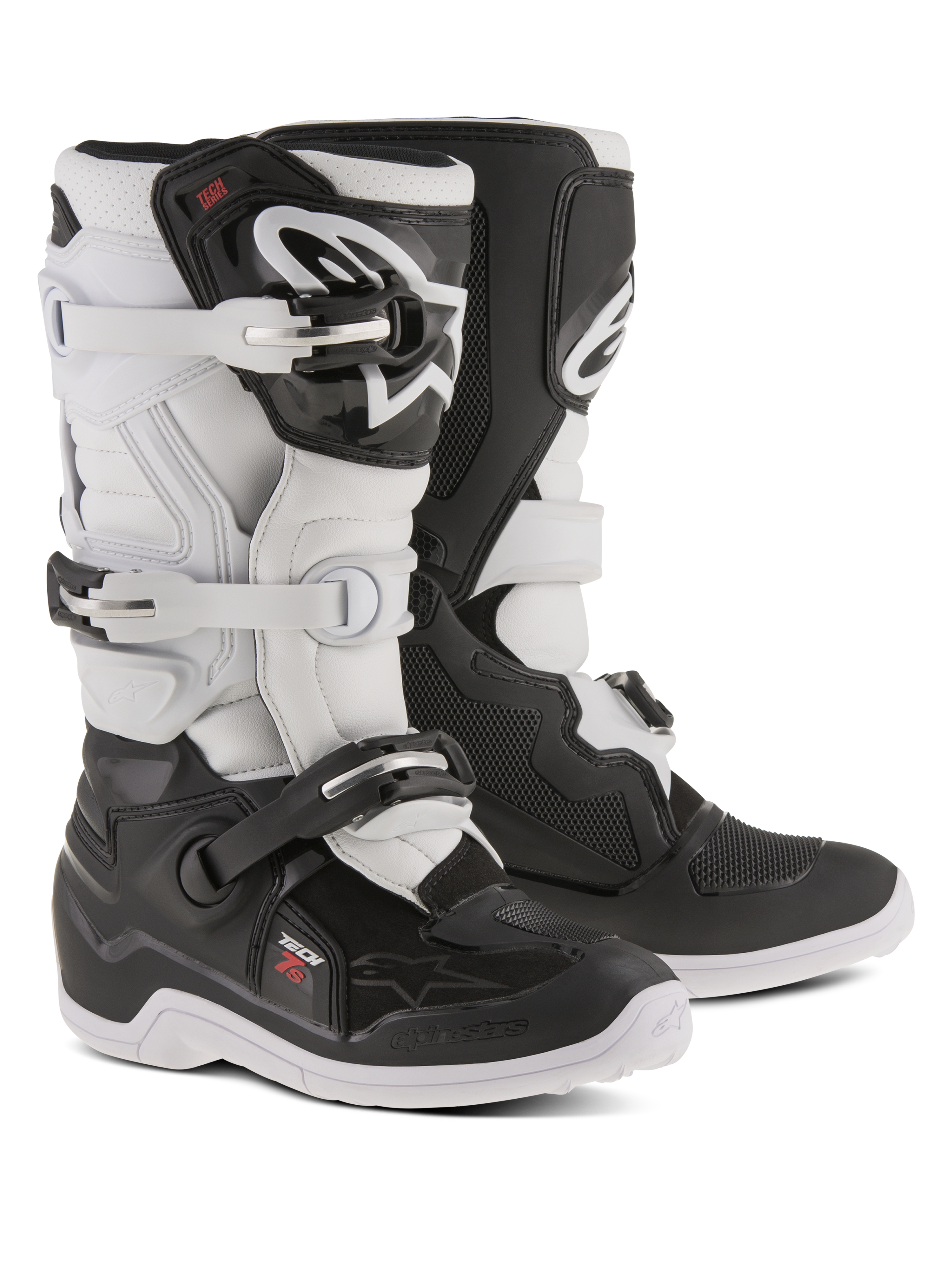 Youth Tech 7S - Black MX Boots | Alpinestars®