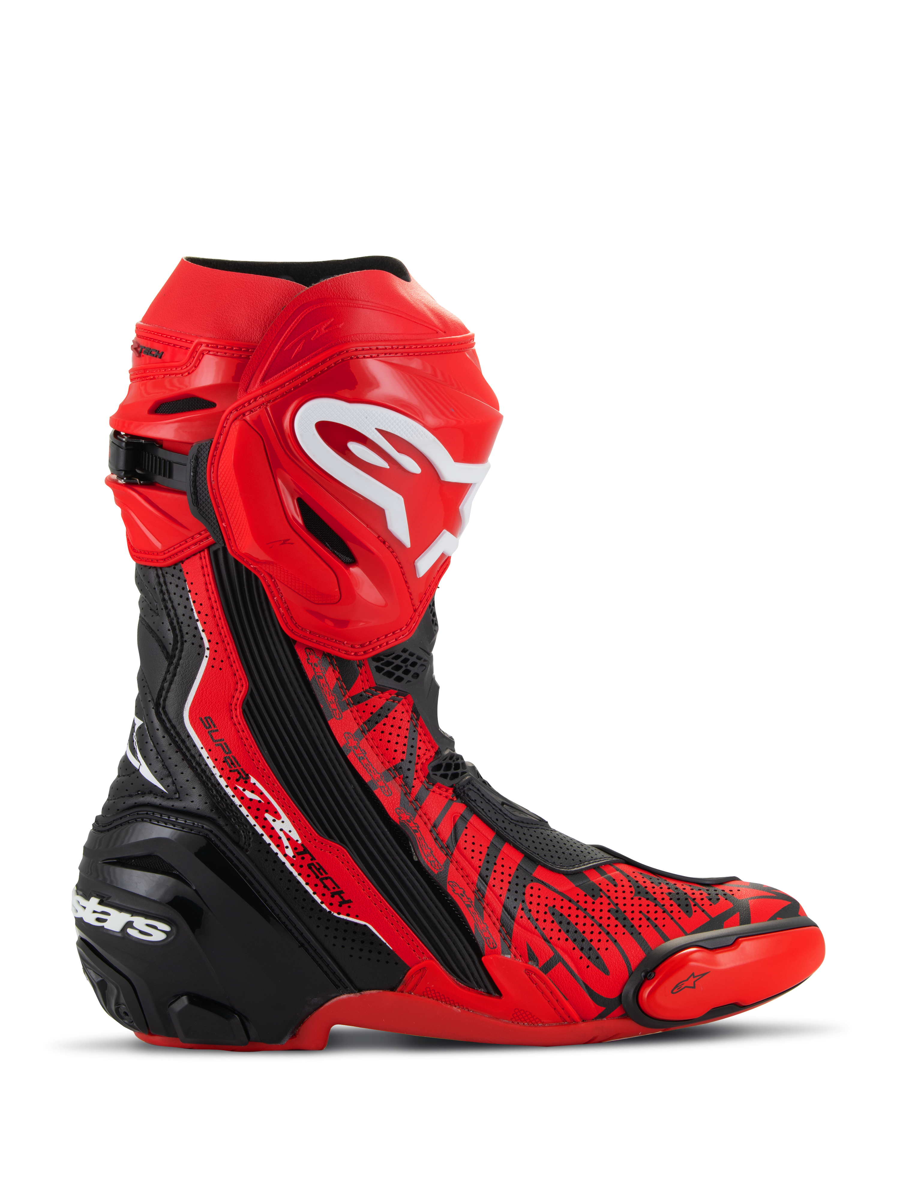 Supertech R LE Pecco Bagnaia Vented - Red Motorcycle Boots