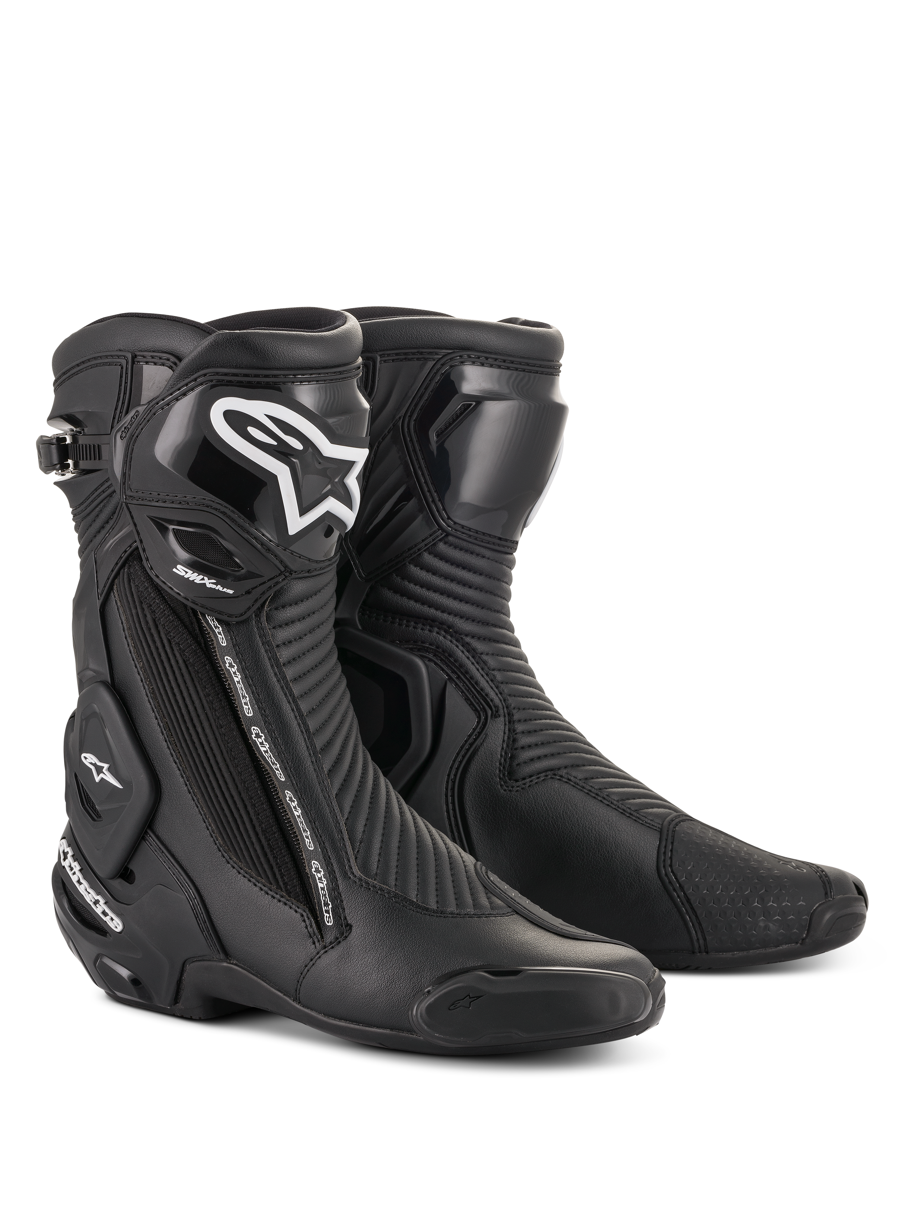 Alpinestars メンズ SMX Plus V2 オートバイライディングブーツブラックホワイトレッド46 広い可動域と高プロテクションを実現したプレミアム・レーシングブーツ