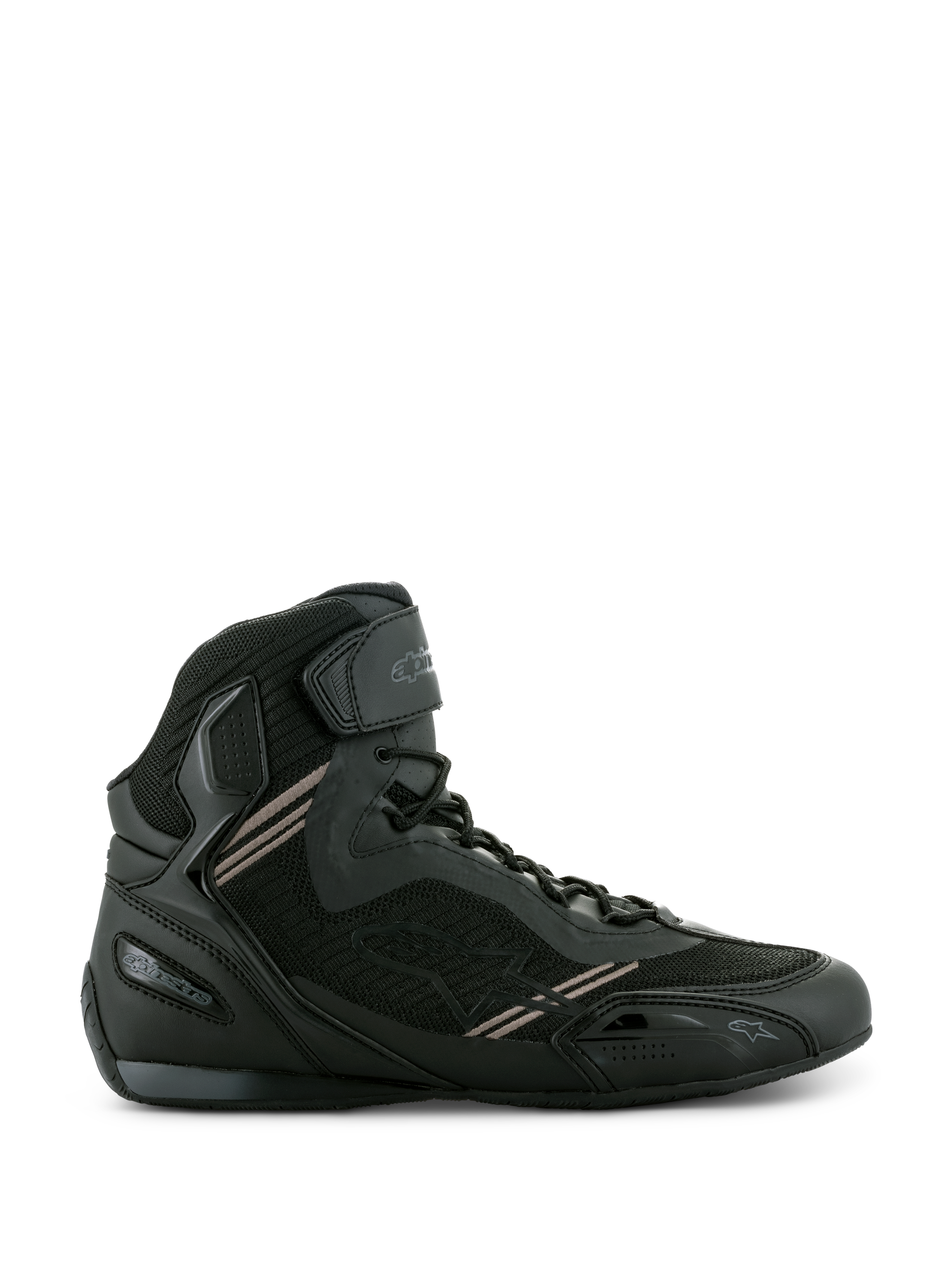 Faster-3 Rideknit® - Black Motorcycle Shoes | Alpinestars®
