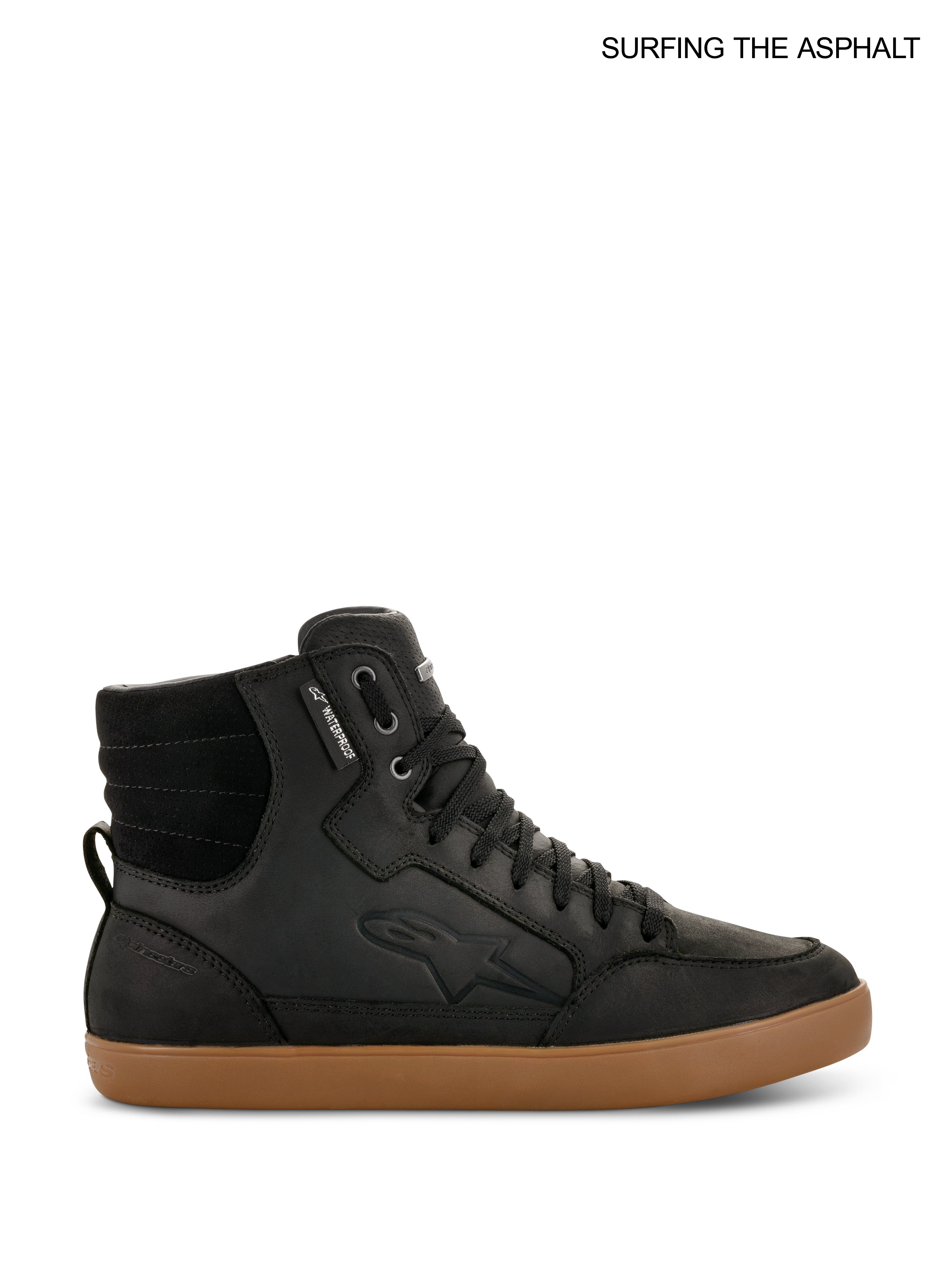 J-6 Waterproof - Black Motorcycle Shoes | Alpinestars®