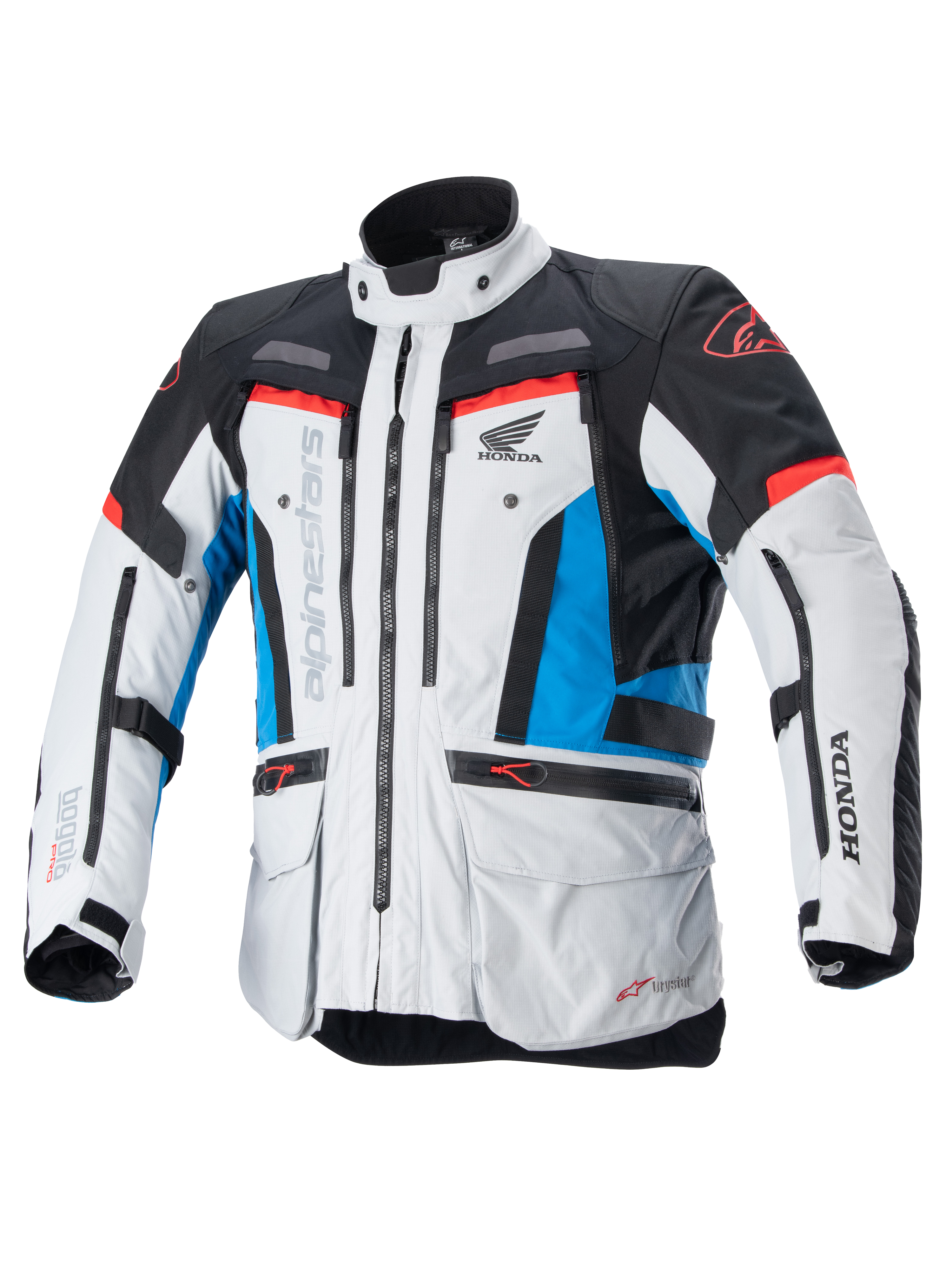 Honda Bogota' Pro Drystar® - Gray Motorcycle Jacket | Alpinestars®