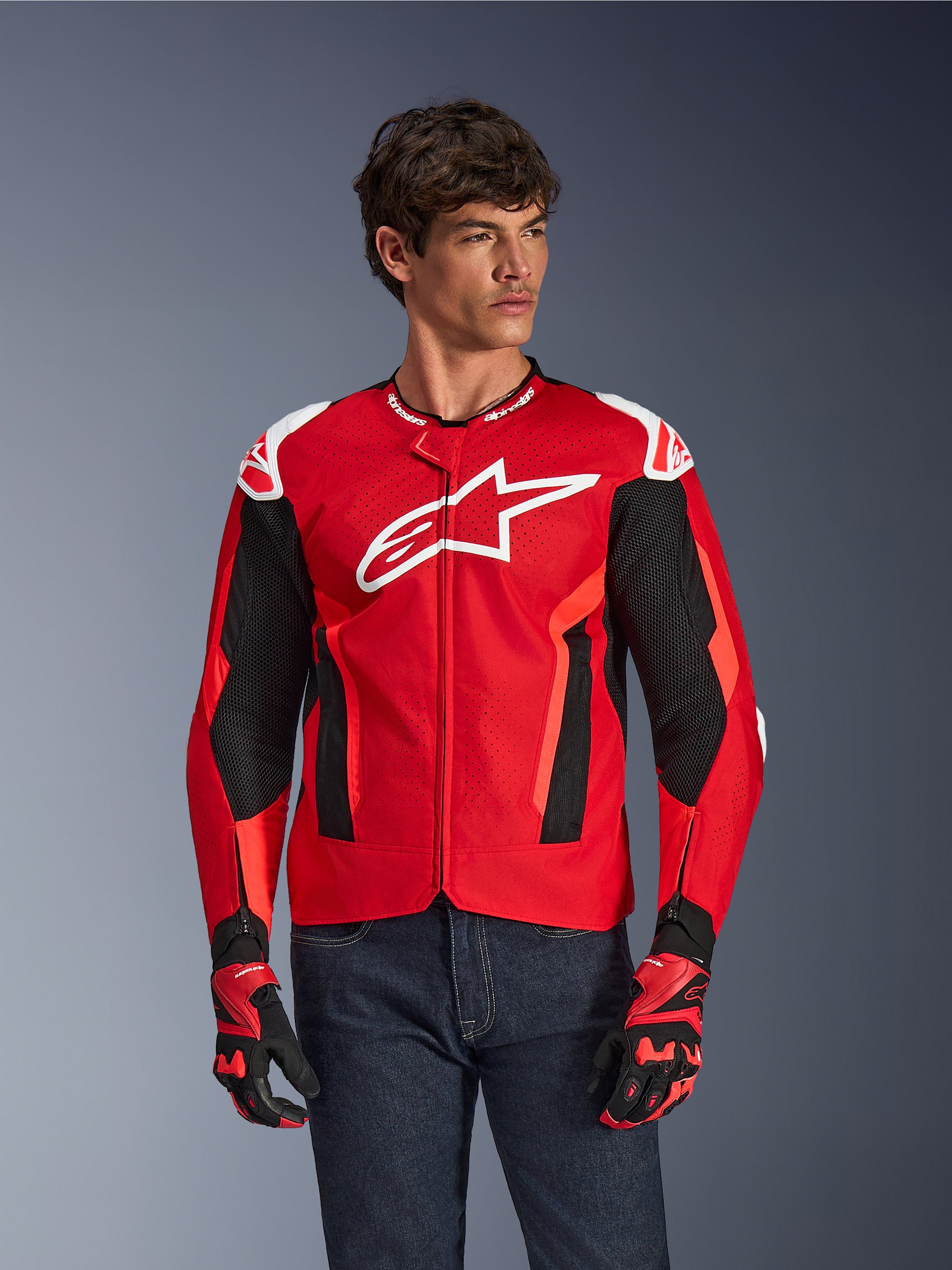 新品・在庫品 alpinestars ☆ FENDING AIR WR ジャケット 肩 肘 背中 