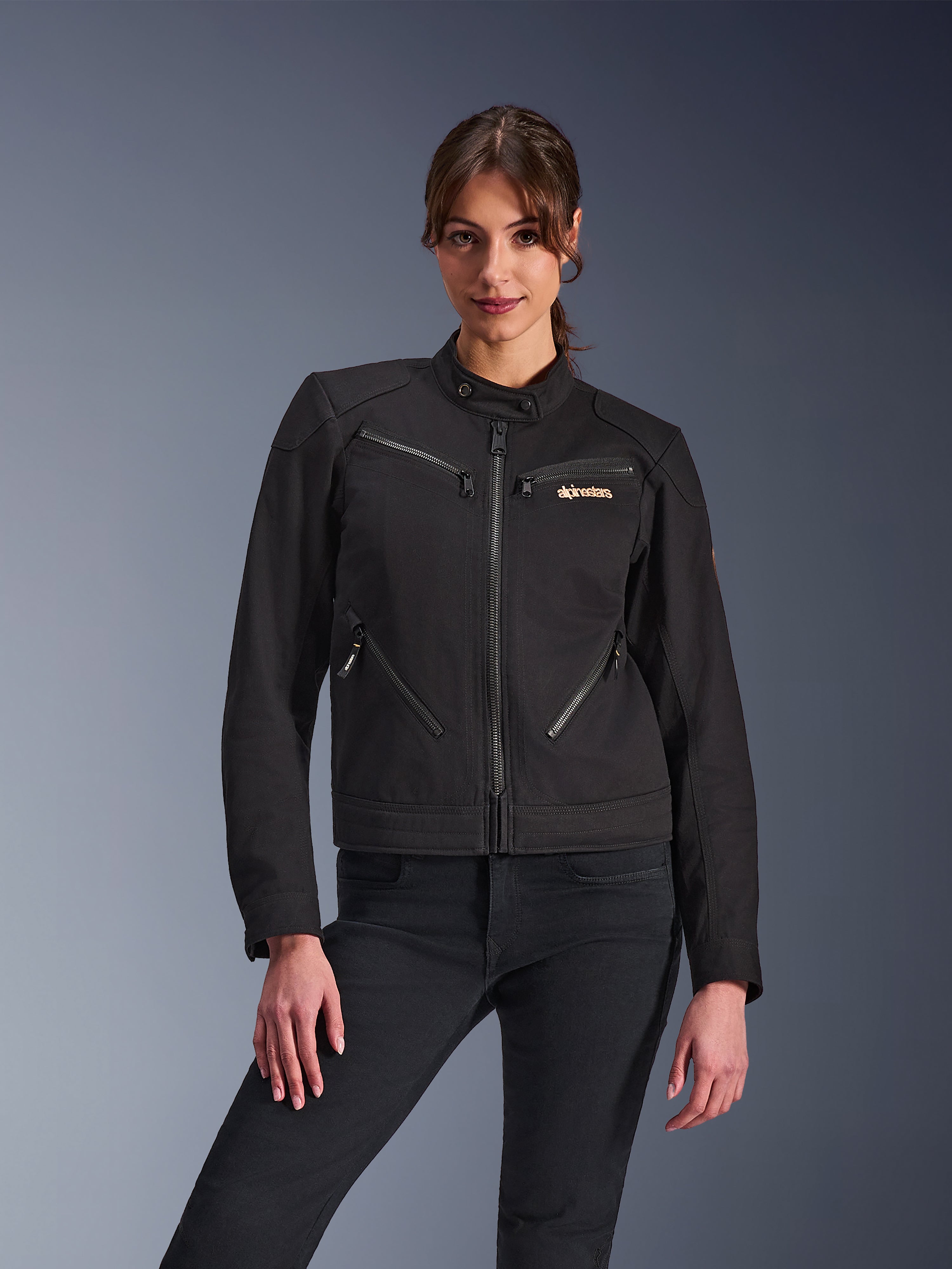 Stella Grace - Black Motorcycle Jacket | Alpinestars®