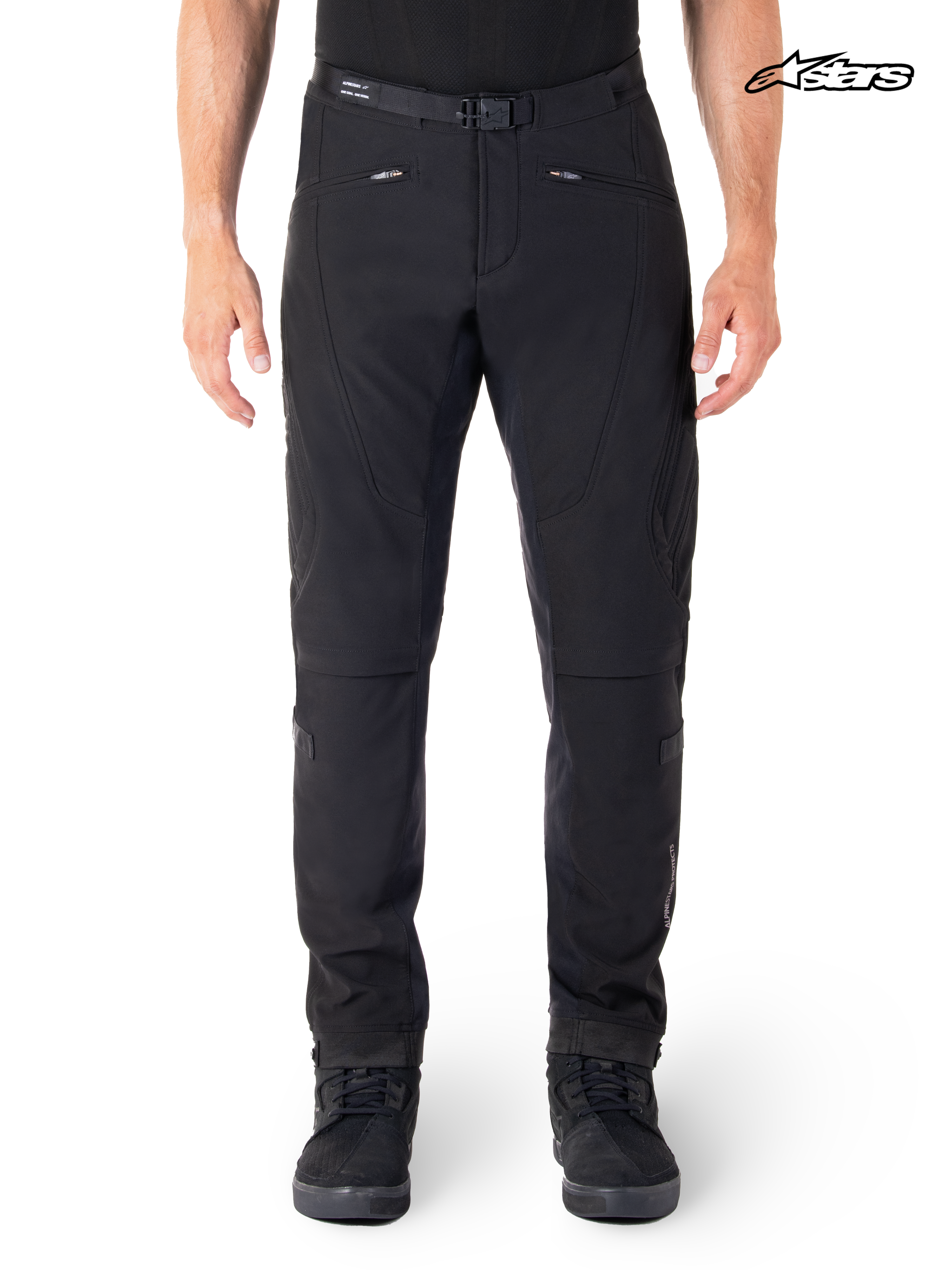 Alpinestars ライディングパンツ ブラック Alden - Black Motorcycle Pants | Alpinestars®
