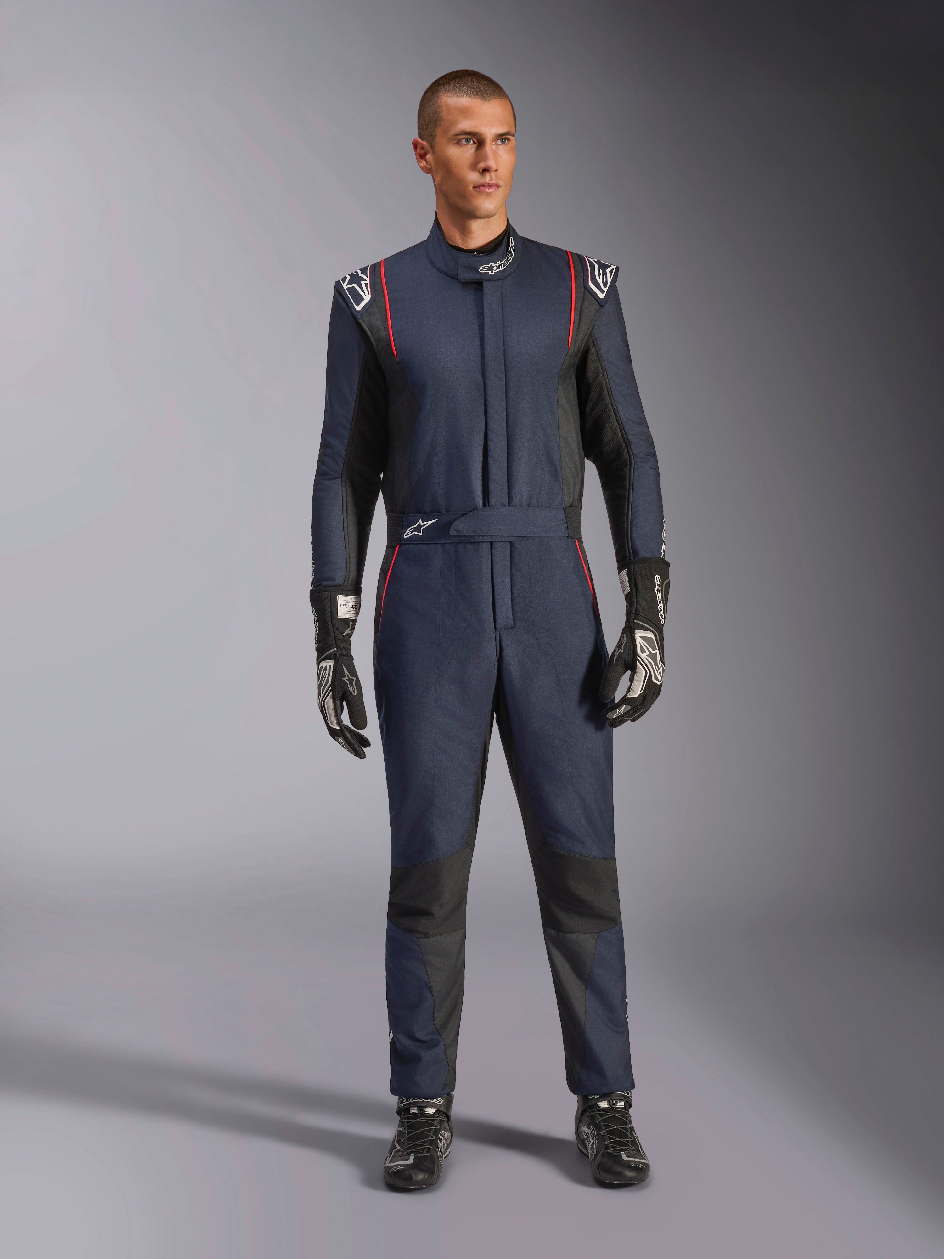 GP Tech V4 - Blue Auto Suit | Alpinestars®