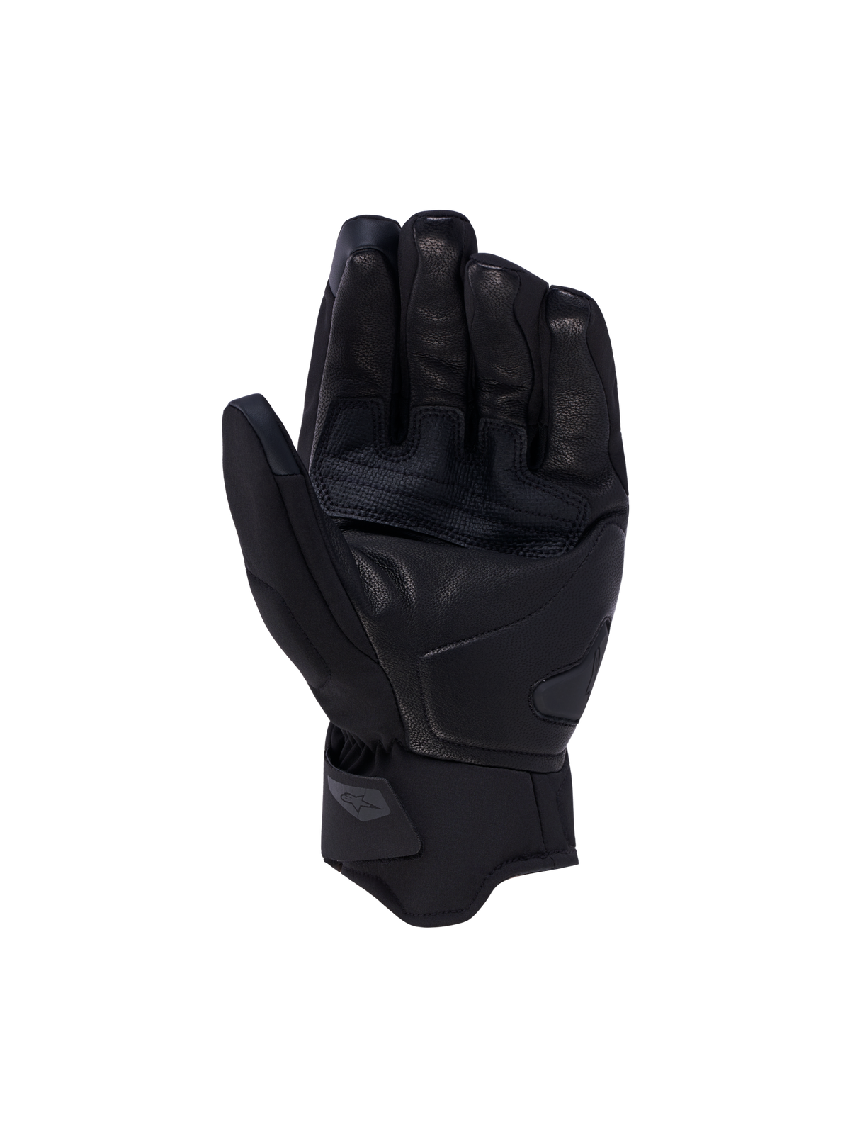 Alpinestars Faster V3 Plasma Drystar Gloves, Black motorcycle riding gloves with goat leather palm and waterproof Drystar membrane, CE certified