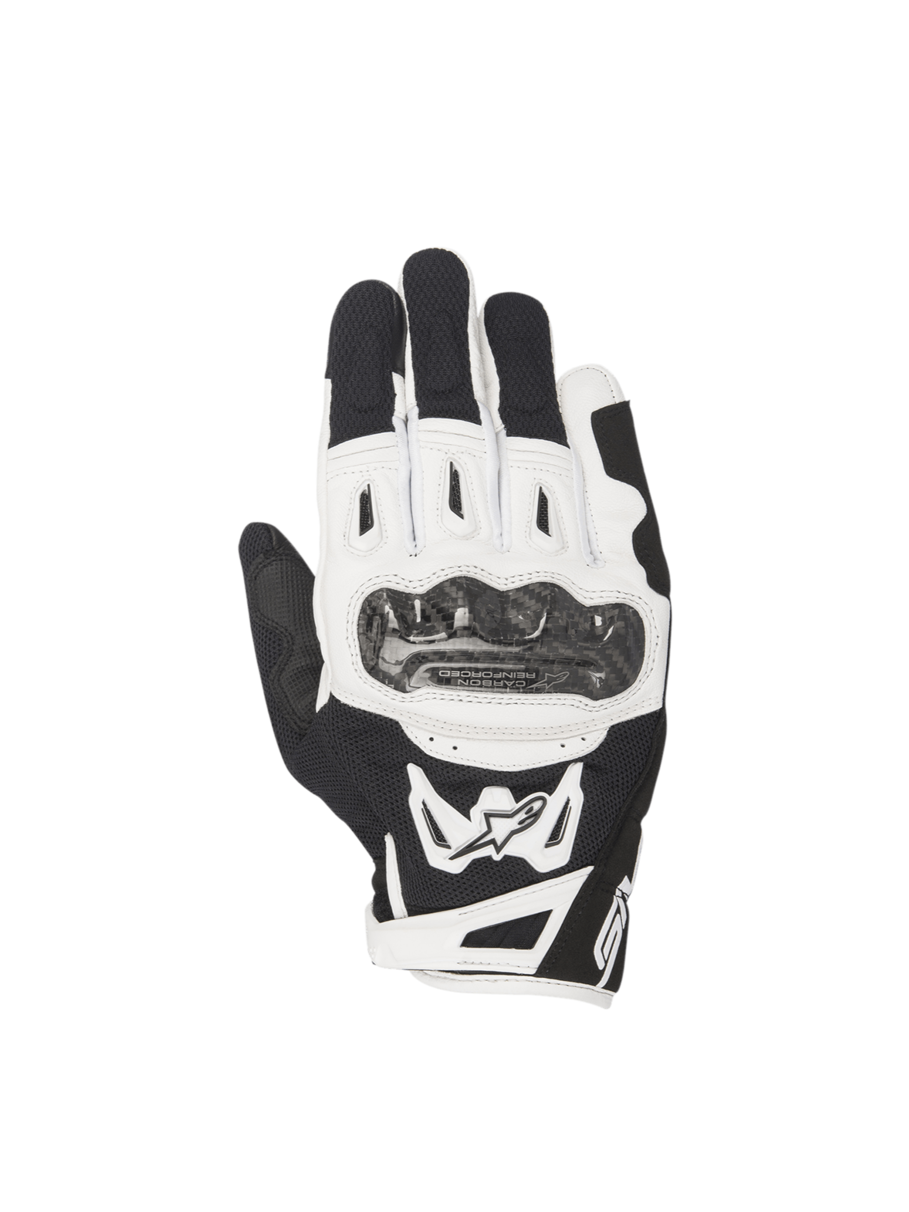SMX-2 Air Carbon V2 - Black Motorcycle Gloves | Alpinestars®