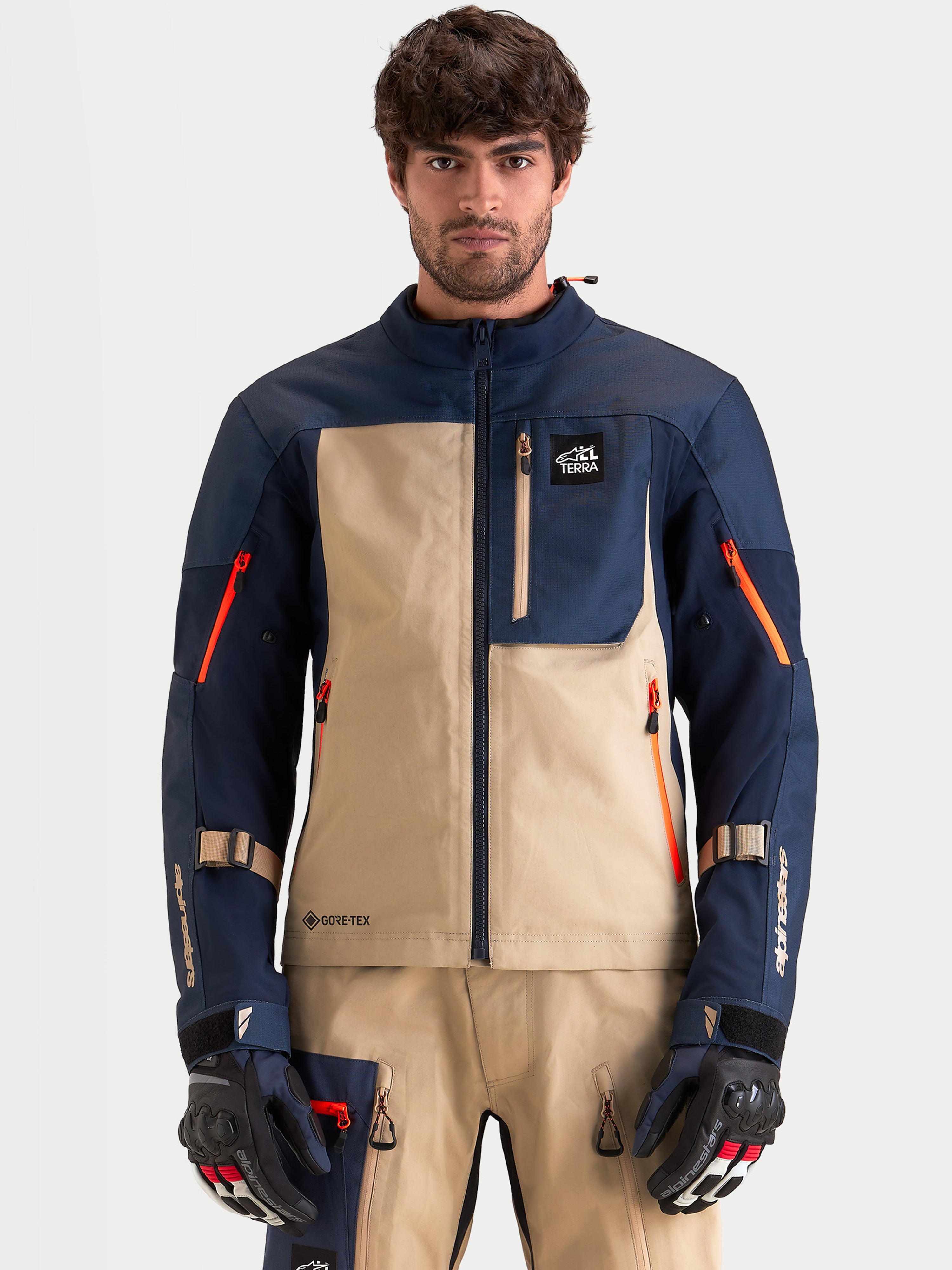 Arenis GORE-TEX - Blue Motorcycle Jacket | Alpinestars®