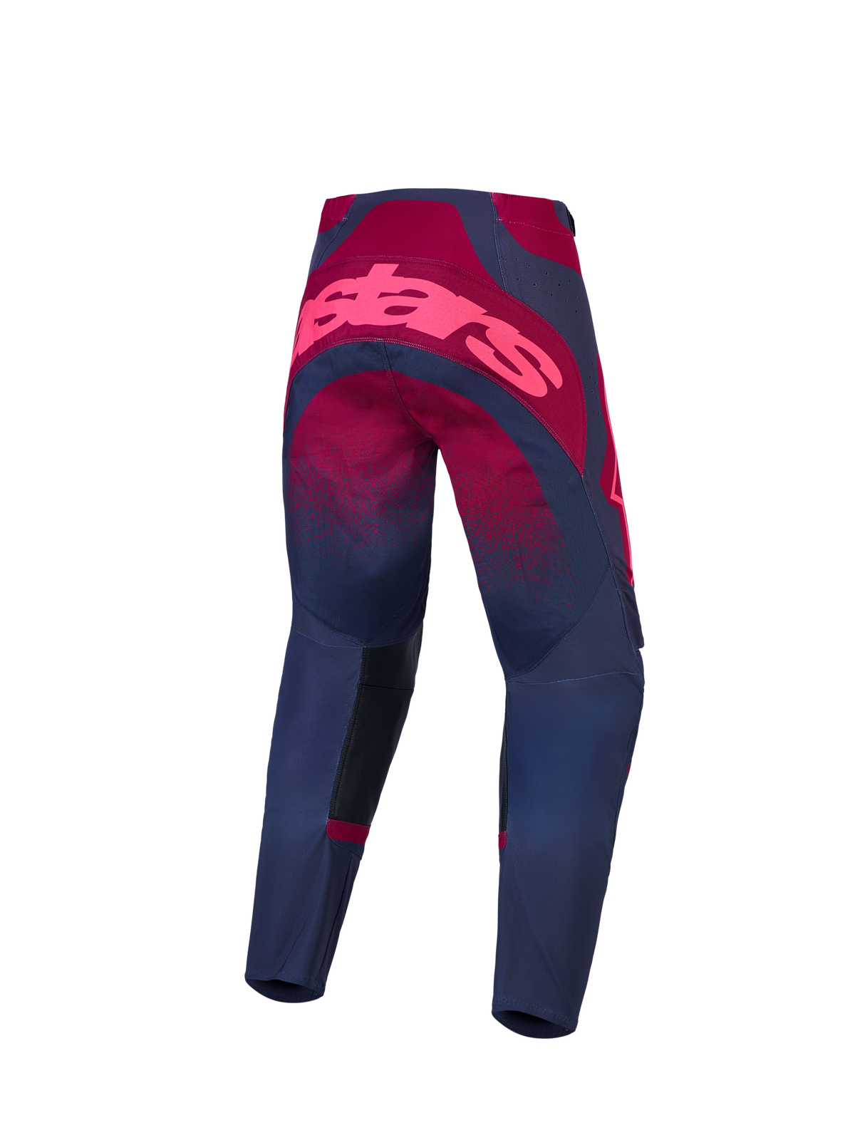 Alpinestars Stella Techstar Swan Pants and Gear Set, women's motocross gear, crimson and dark gray, durable racing fit.