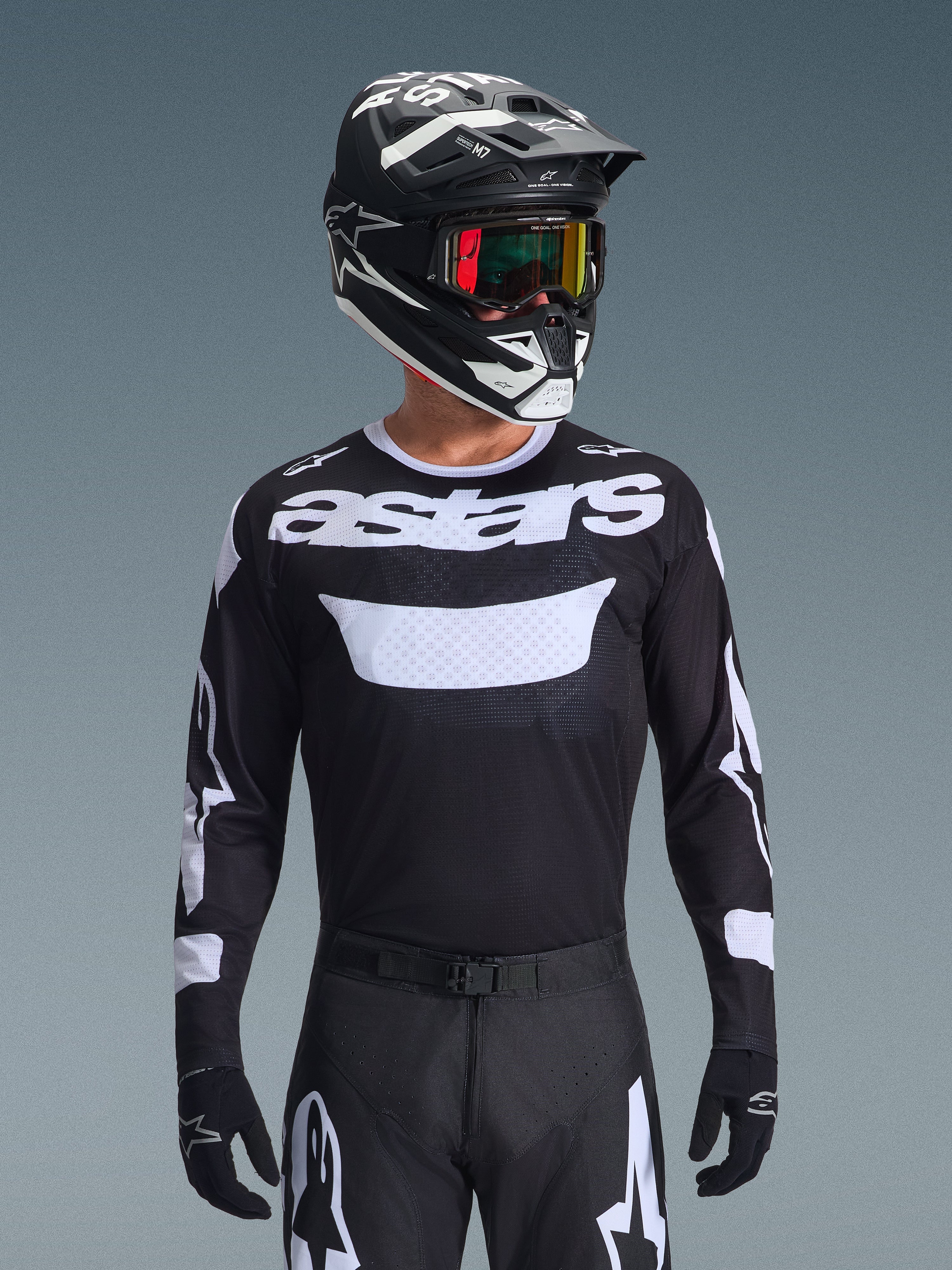 2026 Racer Air Riway - Black MX Jersey | Alpinestars®
