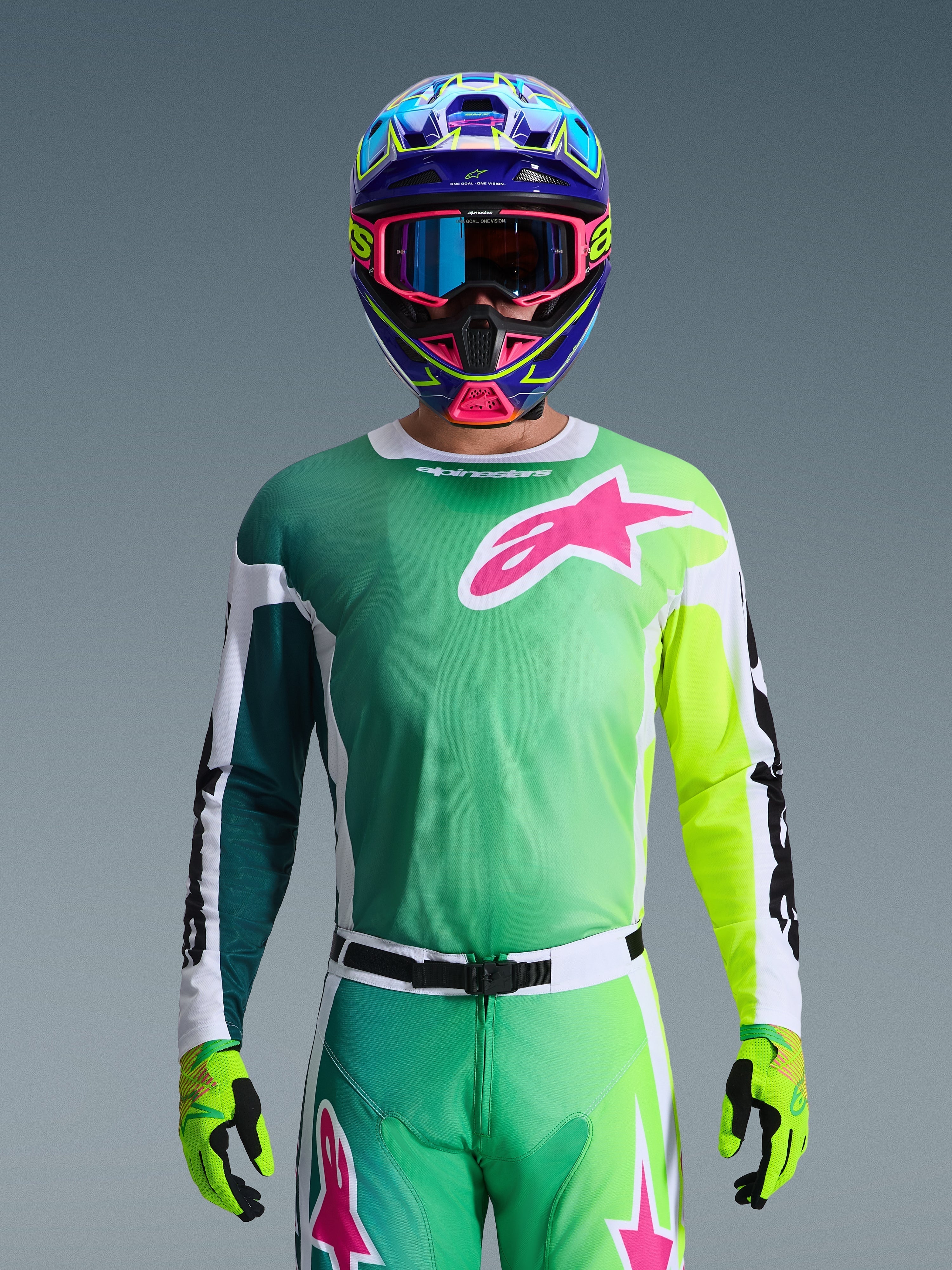 2026 Racer Portl - Green MX Jersey | Alpinestars®