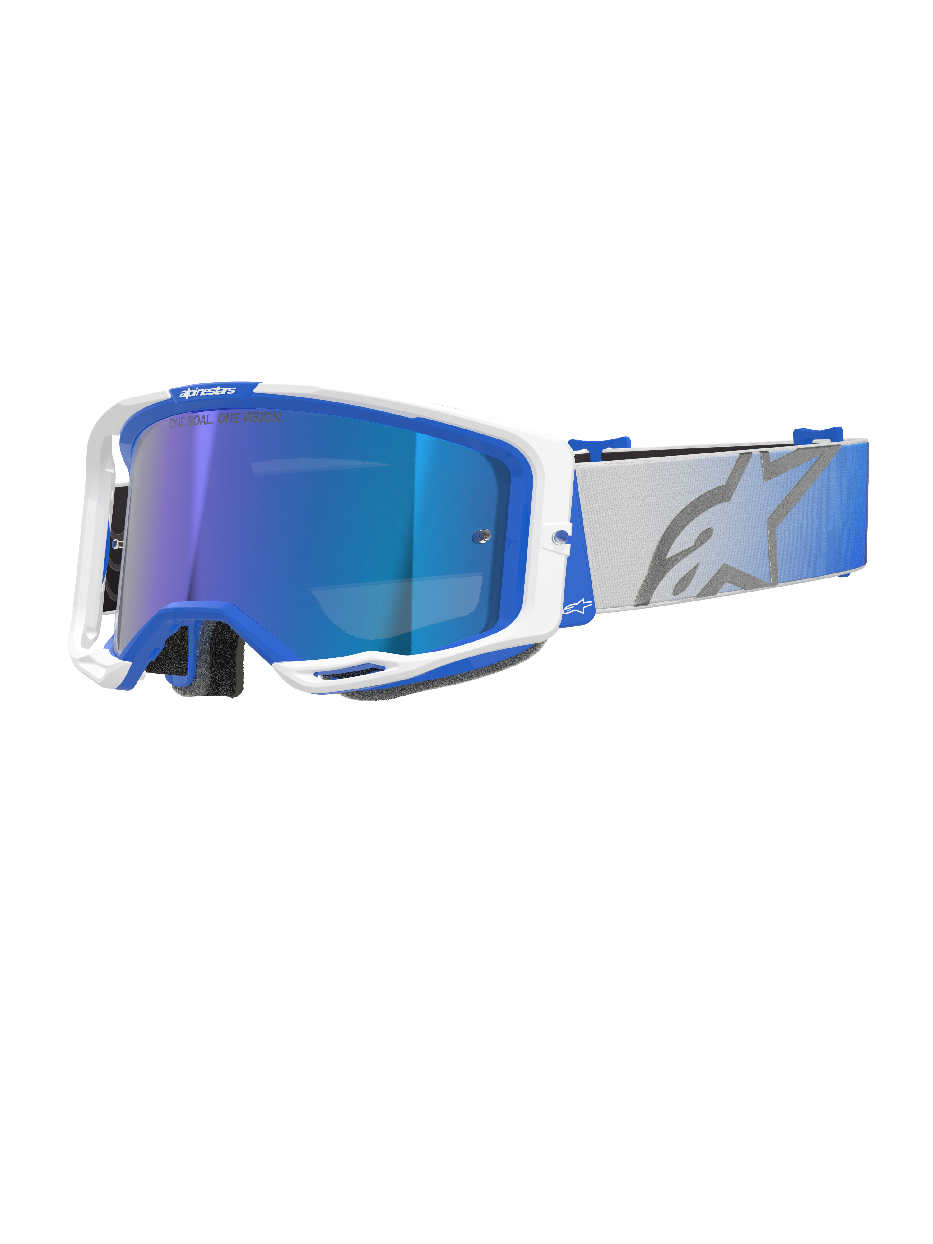 goggle cross Vision 8 Corp - Blue MX Goggles Mechanics Gloves coated strap ensures goggles color:2p outer tent Fahrradhelm Guide 2026 |