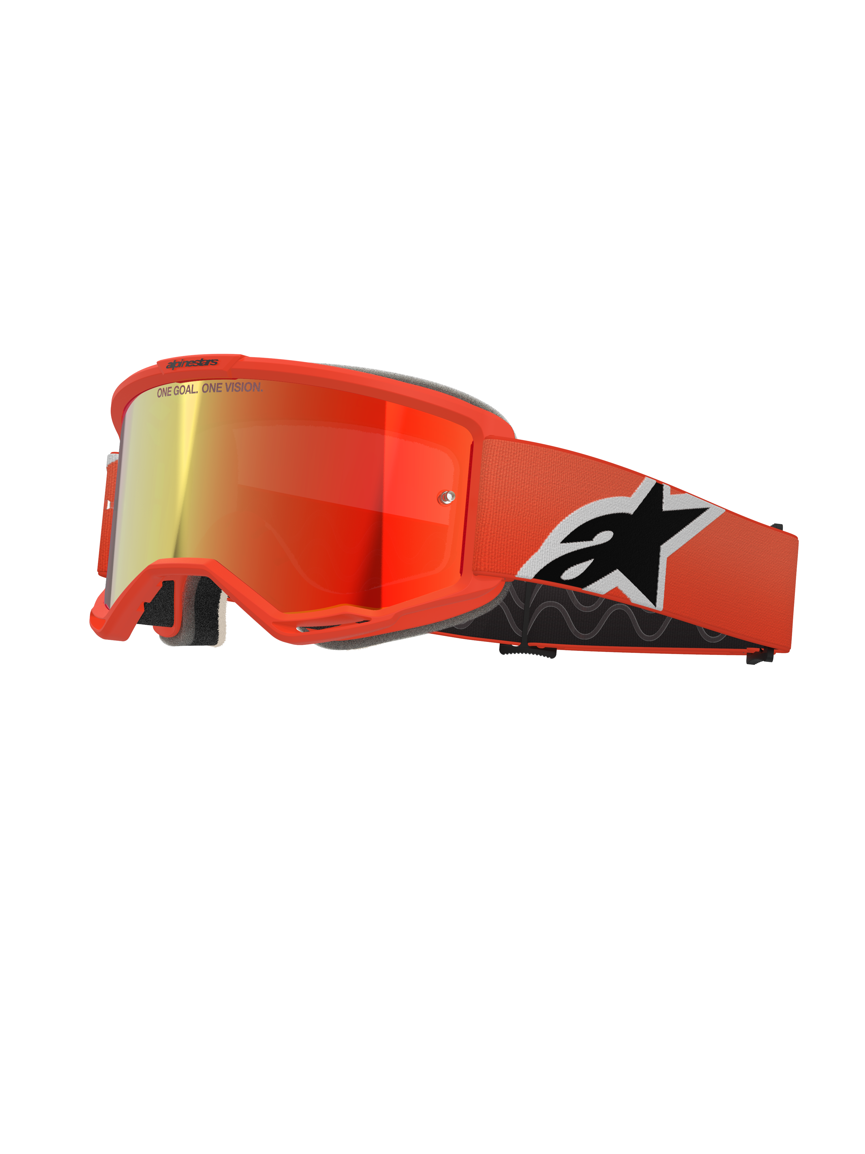 One Size / Orange Mirror Red