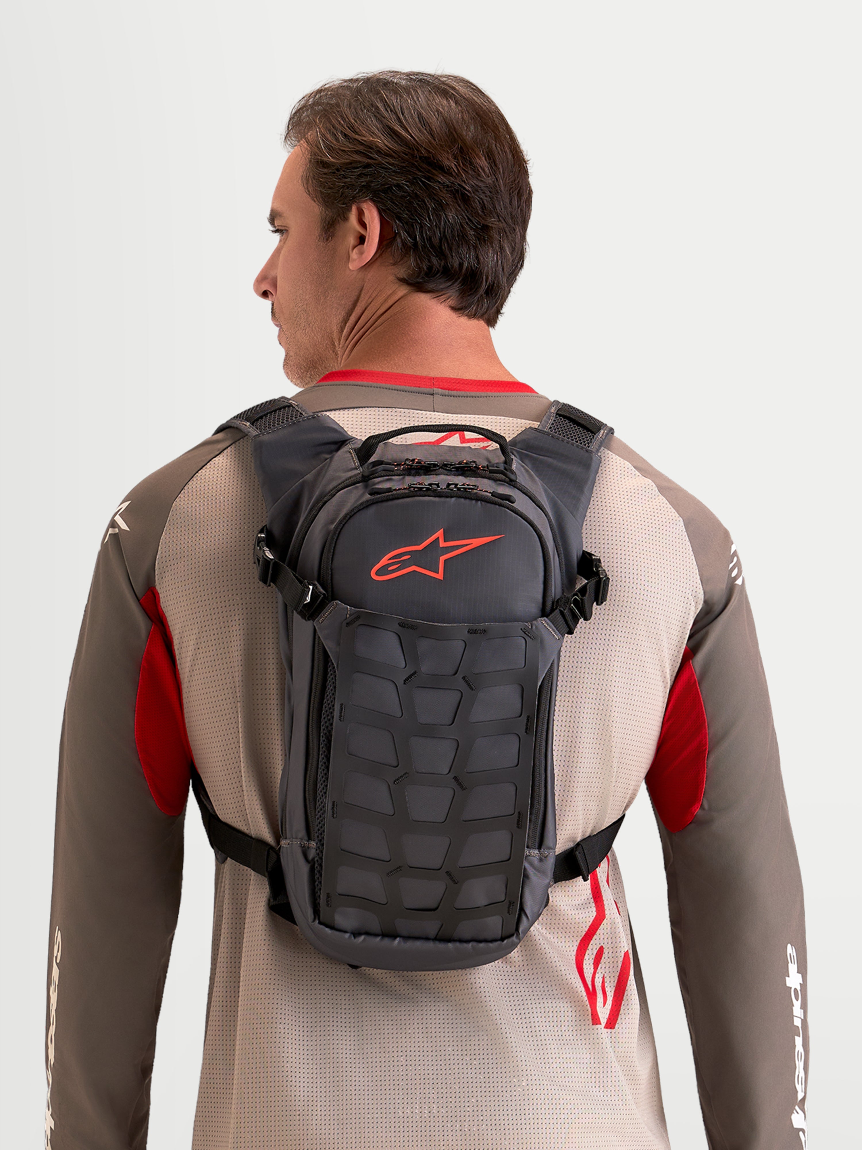 AT-9 - Brown Gray MX Backpack | Alpinestars®