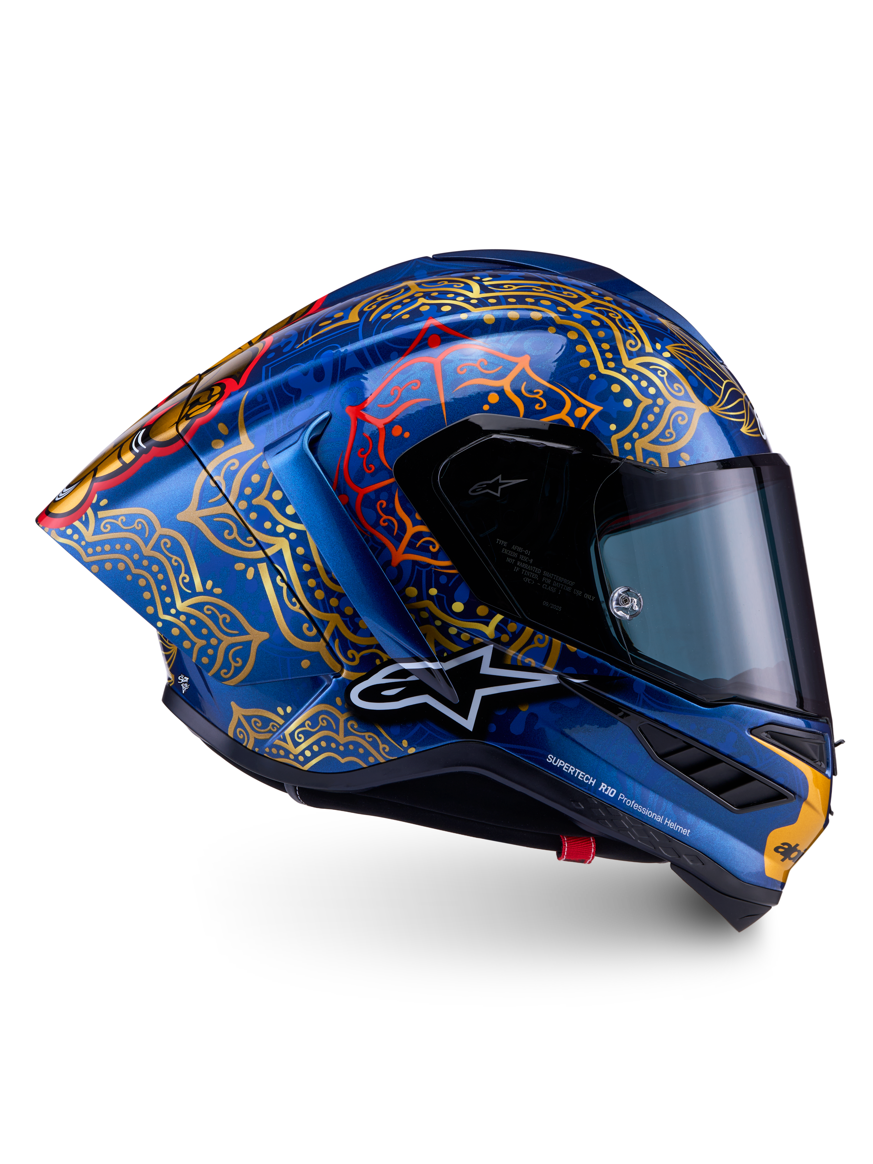 R10 Martinator Thai - Blue Motorcycle Helmet | Alpinestars®