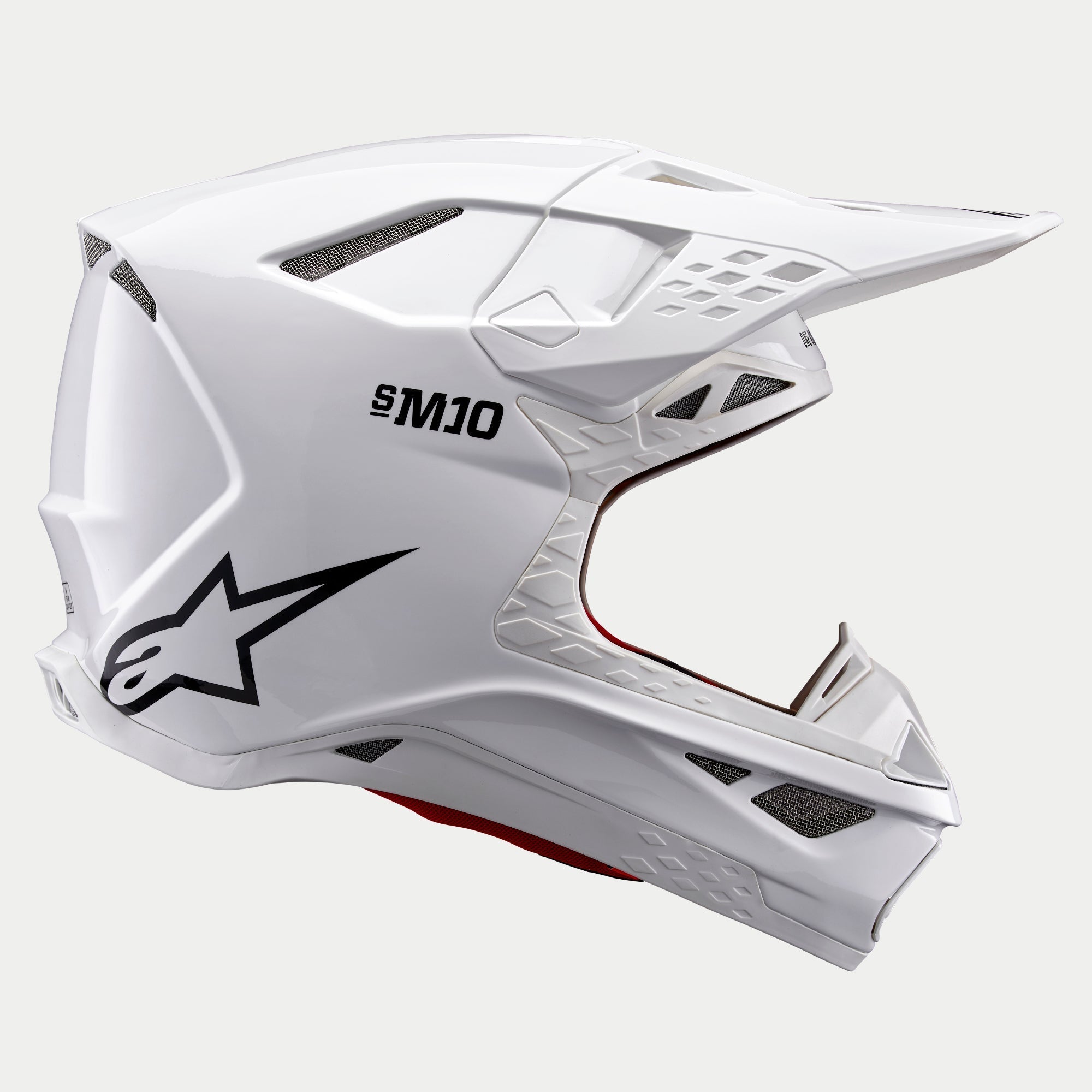 冷凍ADL10 SM10 ML35 M10 Supertech M10 Solid - White MX Helmet | Alpinestars®