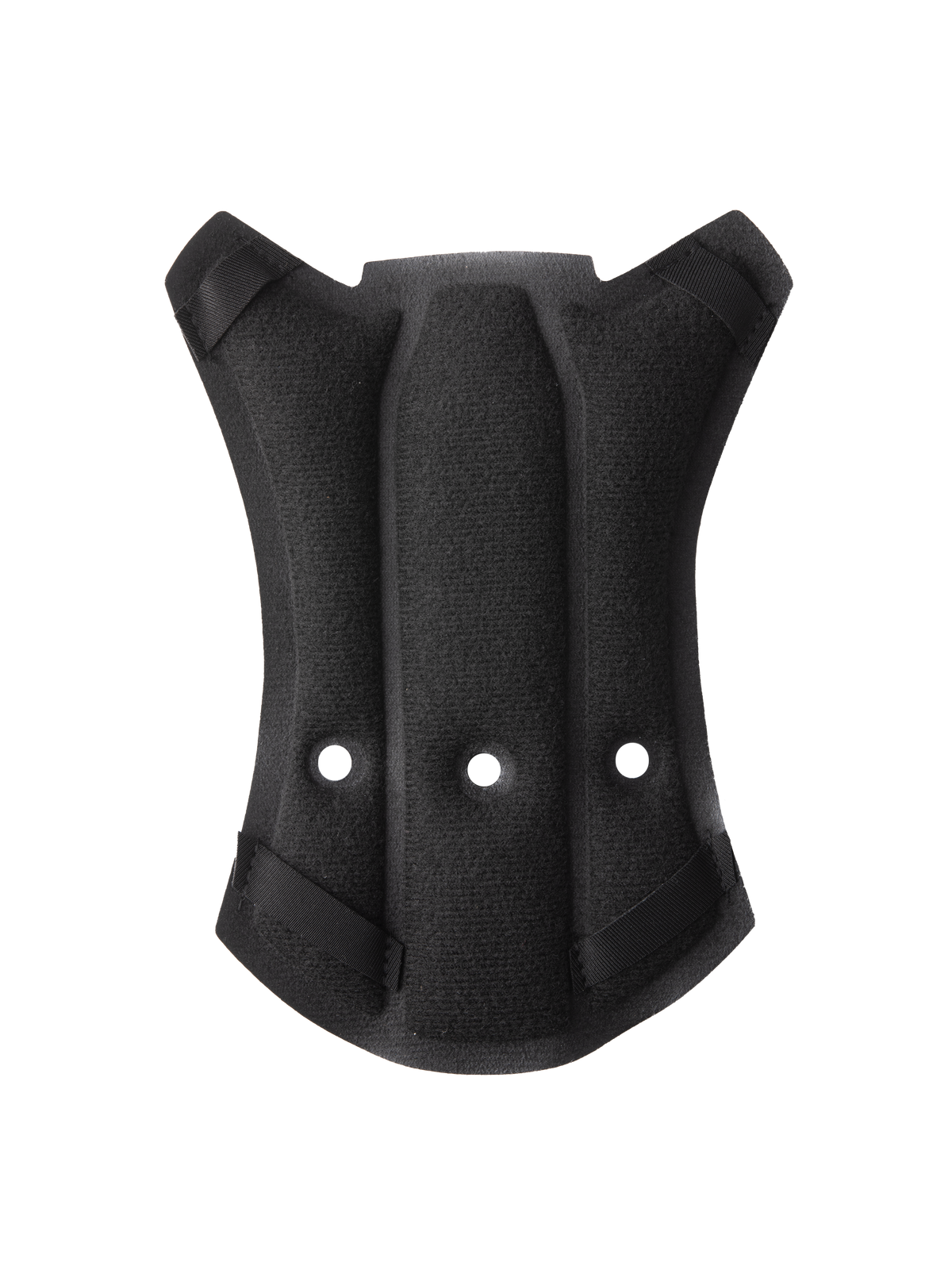 Alpinestars S-M7 Top Pad, Helmet Accessory, Black, contoured padded design with three ventilation holes and corner attachment straps, synthetic fabric for motocross helmet comfort