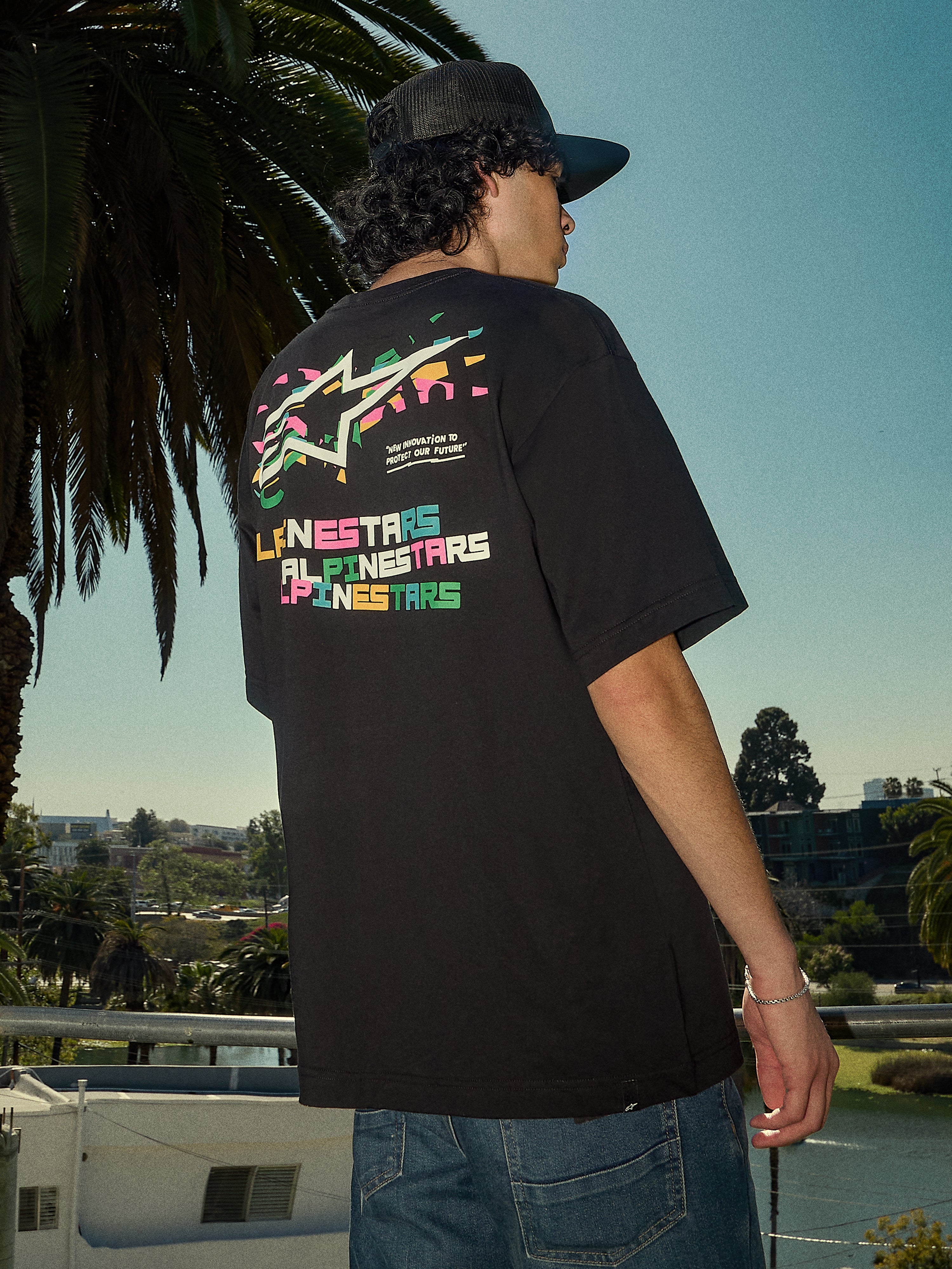 Wild Oversized CSF - Black Sportswear Tee | Alpinestars®