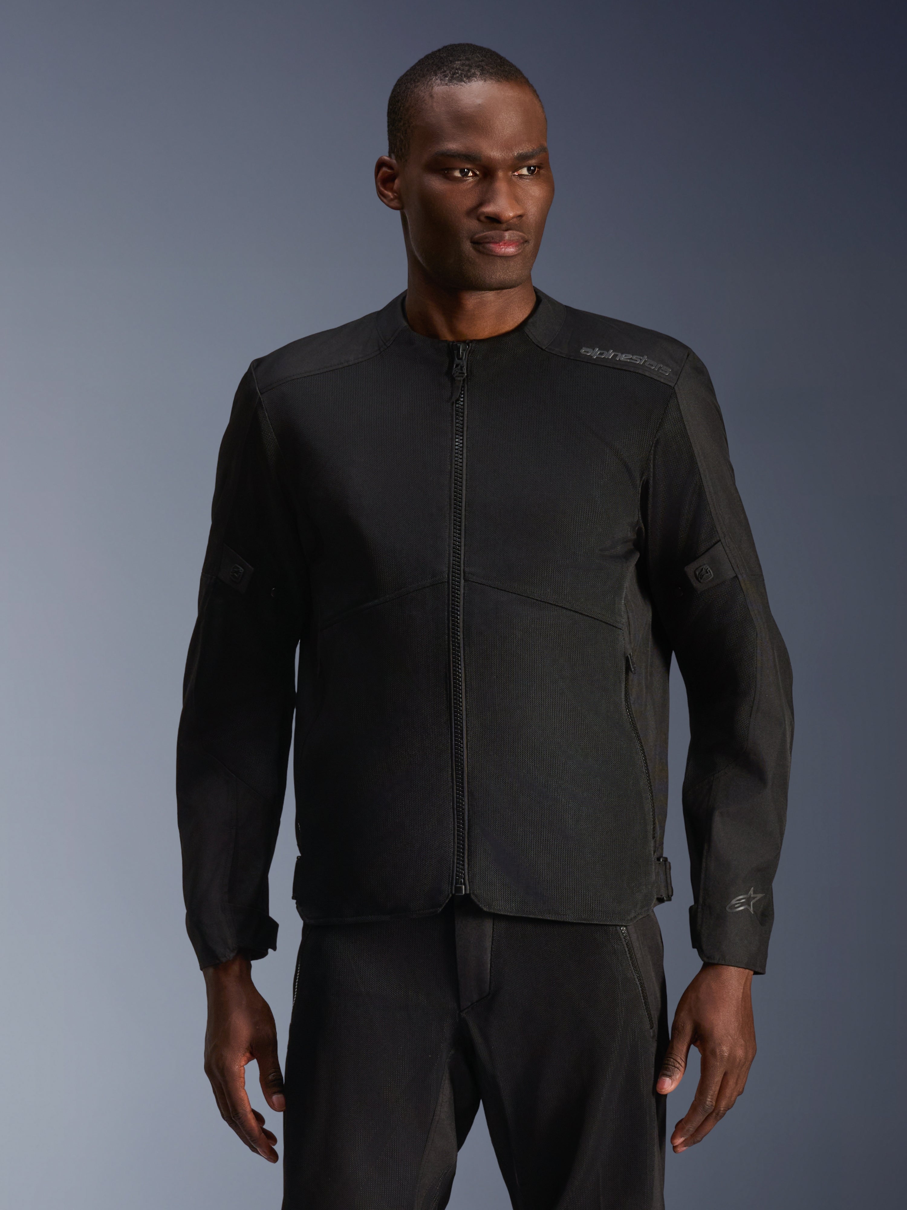 C-1 Air Jacket - Black Motorcycle Textile Jacket | Alpinestars®