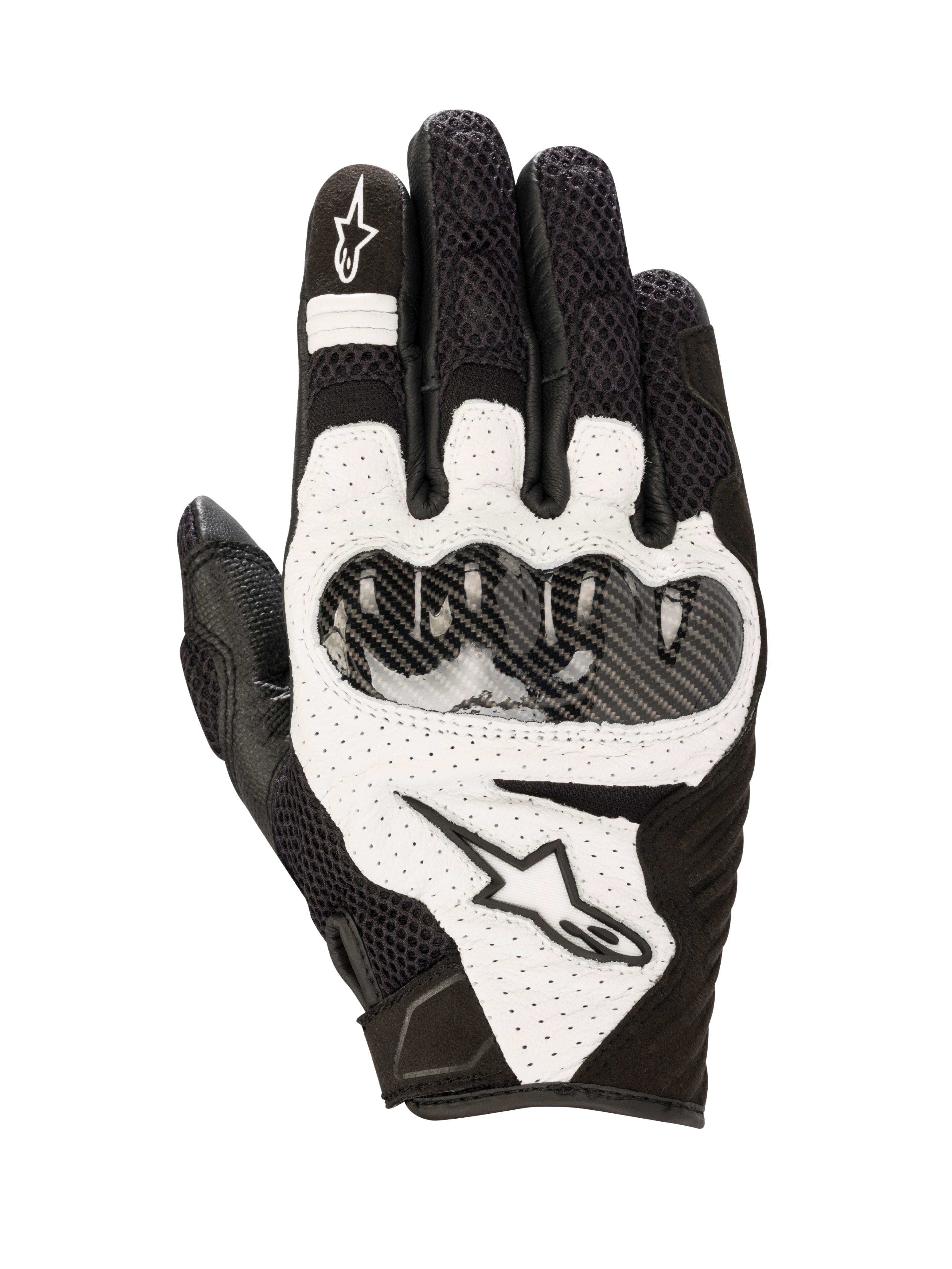 SMX-1 Air V2 - Black Motorcycle Gloves | Alpinestars®