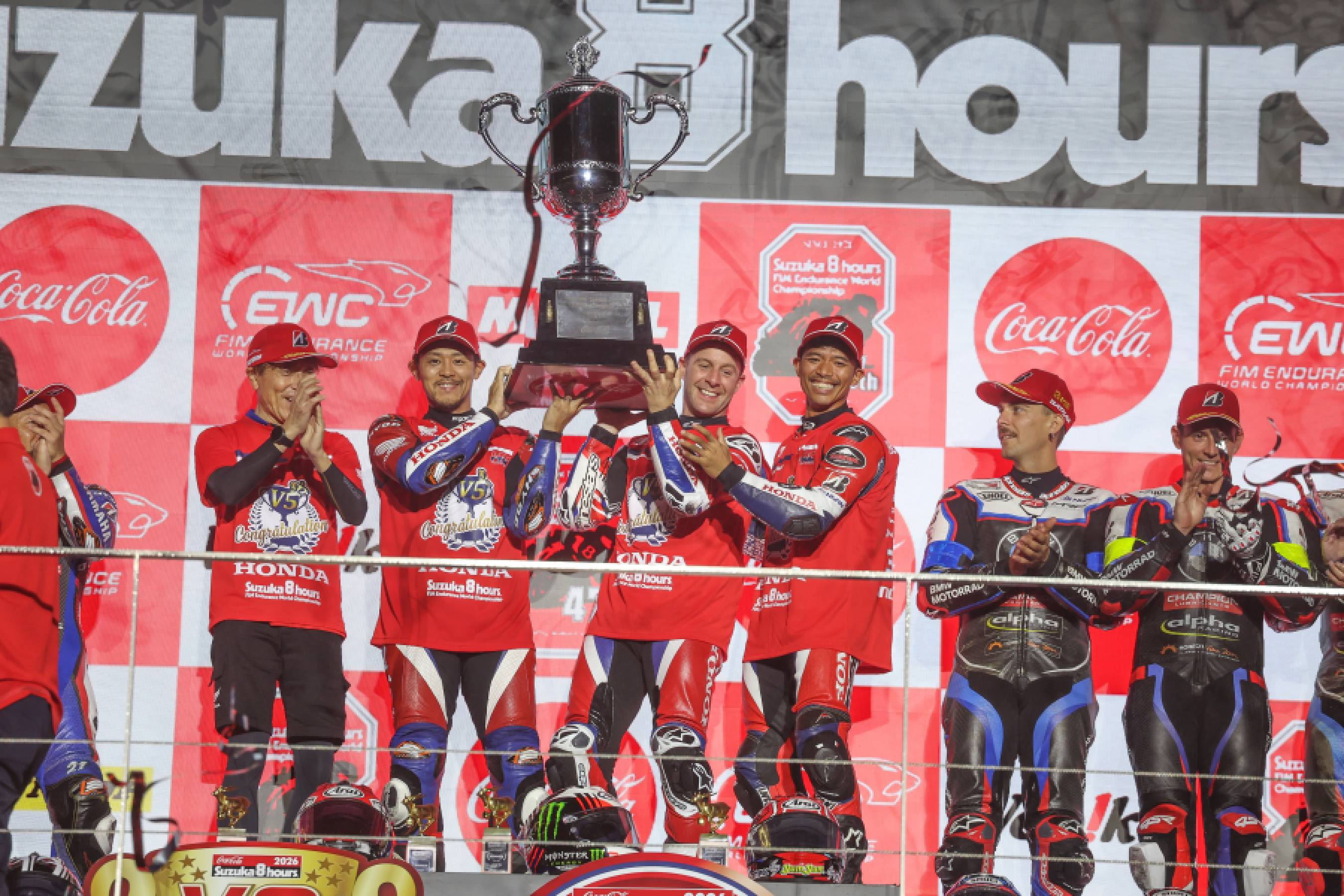 TAKUMI TAKAHASHI, JONATHAN REA AND SOMKIAT CHANTRA DOMINATE ENDURANCE WORLD CHAMPIONSHIP EIGHT HOURS OF SUZUKA RACE IN JAPAN; JACK MILLER SECOND