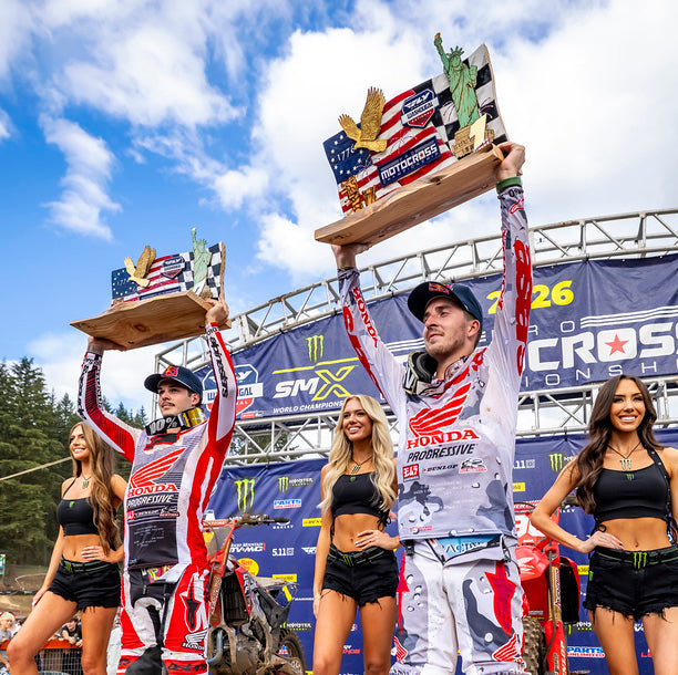 ALPINESTARS 1-2 AS HUNTER LAWRENCE EDGES JETT LAWRENCE IN AMA PRO MOTOCROSS 450 BATTLE ROYALE  AT THE WASHOUGAL NATIONAL, WASHINGTON