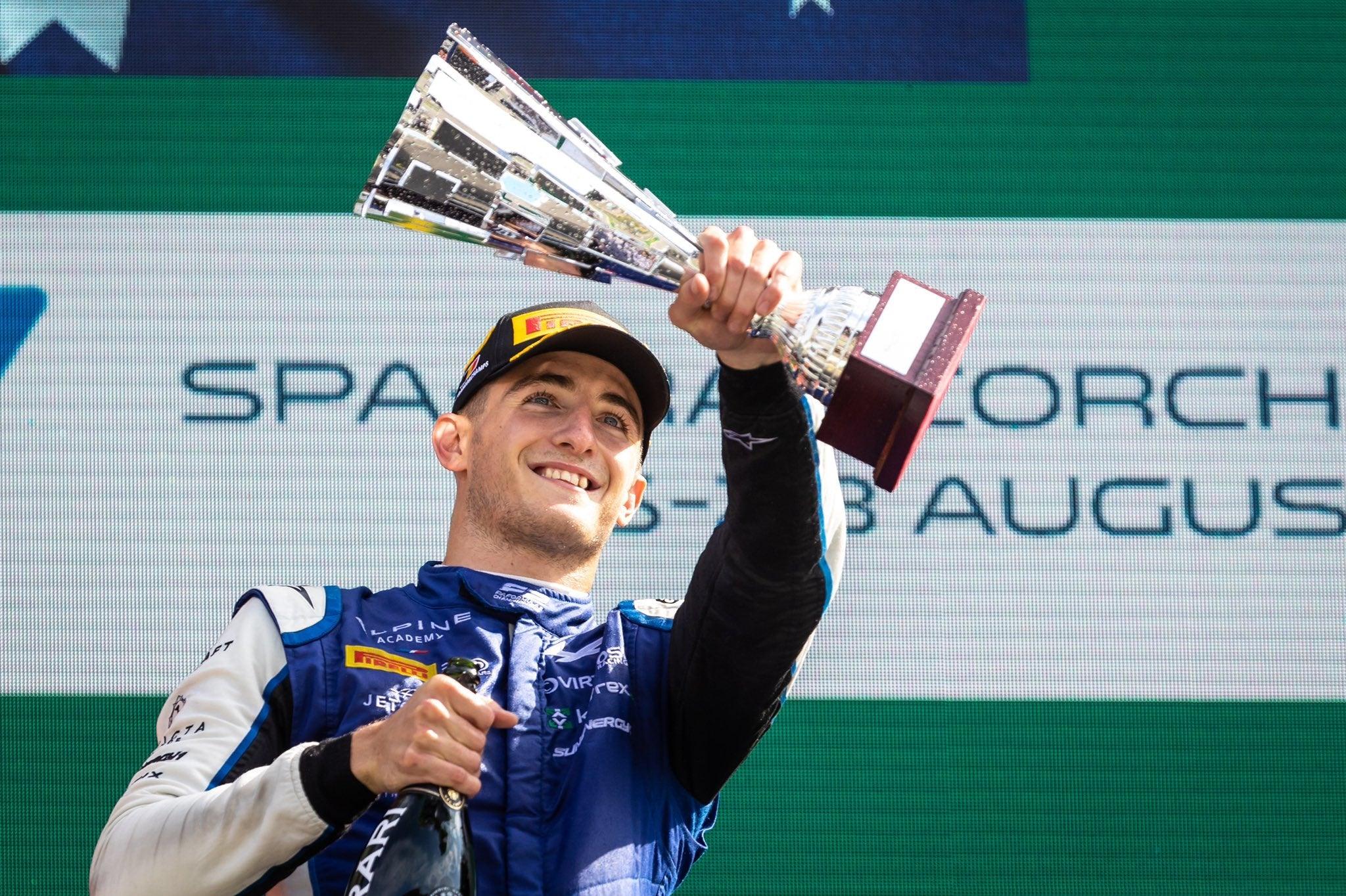 SERIES ROOKIE JACK DOOHAN SEALS F2 FEATURE RACE VICTORY IN NEAR-PERFEC