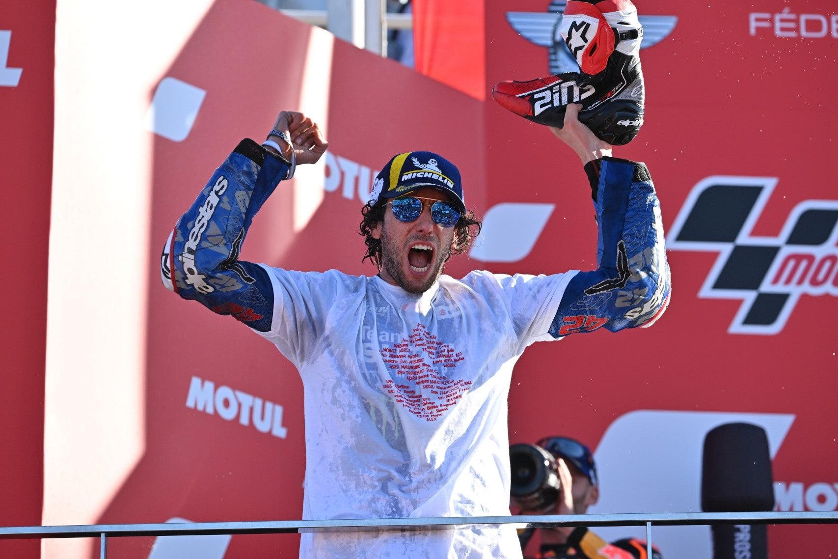 ALEX RINS WINS FINAL MOTOGP RACE OF THE YEAR AS ALPINESTARS SCORE DOUB