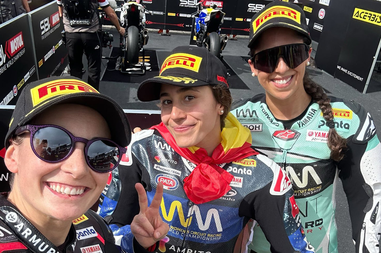 ALPINESTARS PODIUM LOCK-OUT AS ANA CARRASCO WINS WOMEN'S CIRCUIT RACING RACE ONE AT ESTORIL, PORTUGAL