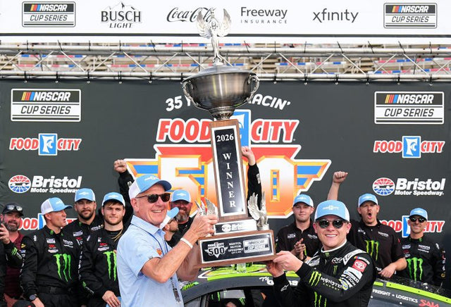 TY GIBBS HOLDS OFF BLANEY IN OVERTIME FOR FIRST NASCAR CUP SERIES WIN AT BRISTOL