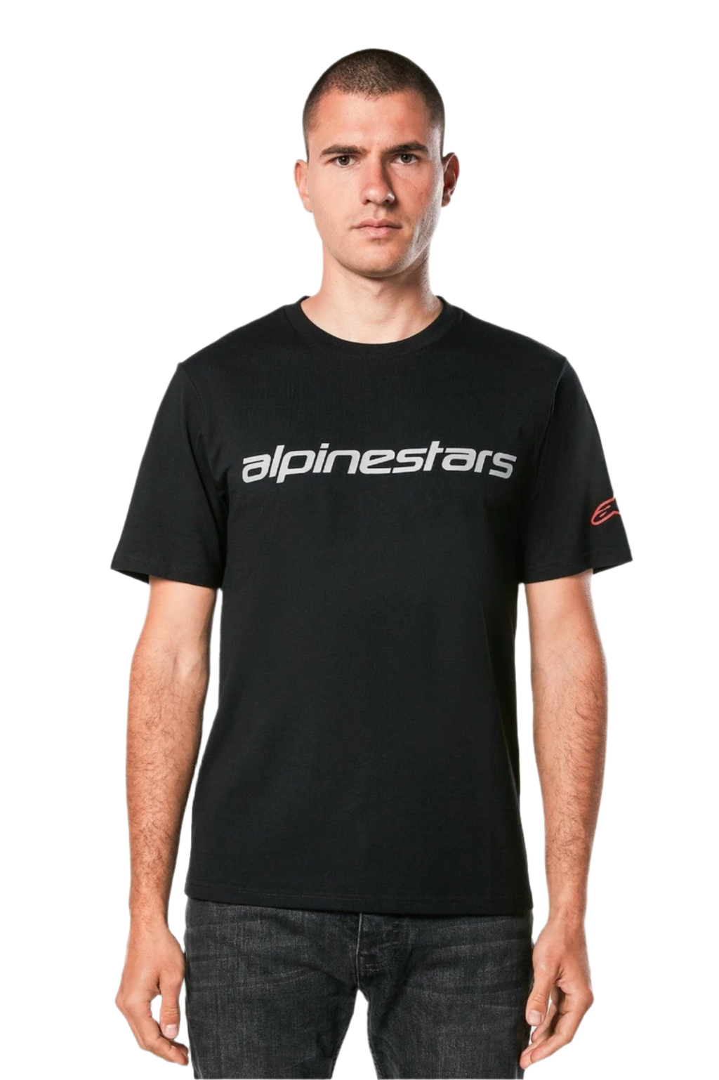 Linear Wordmark 2.0 CSF - Black Sportswear Tee | Alpinestars®