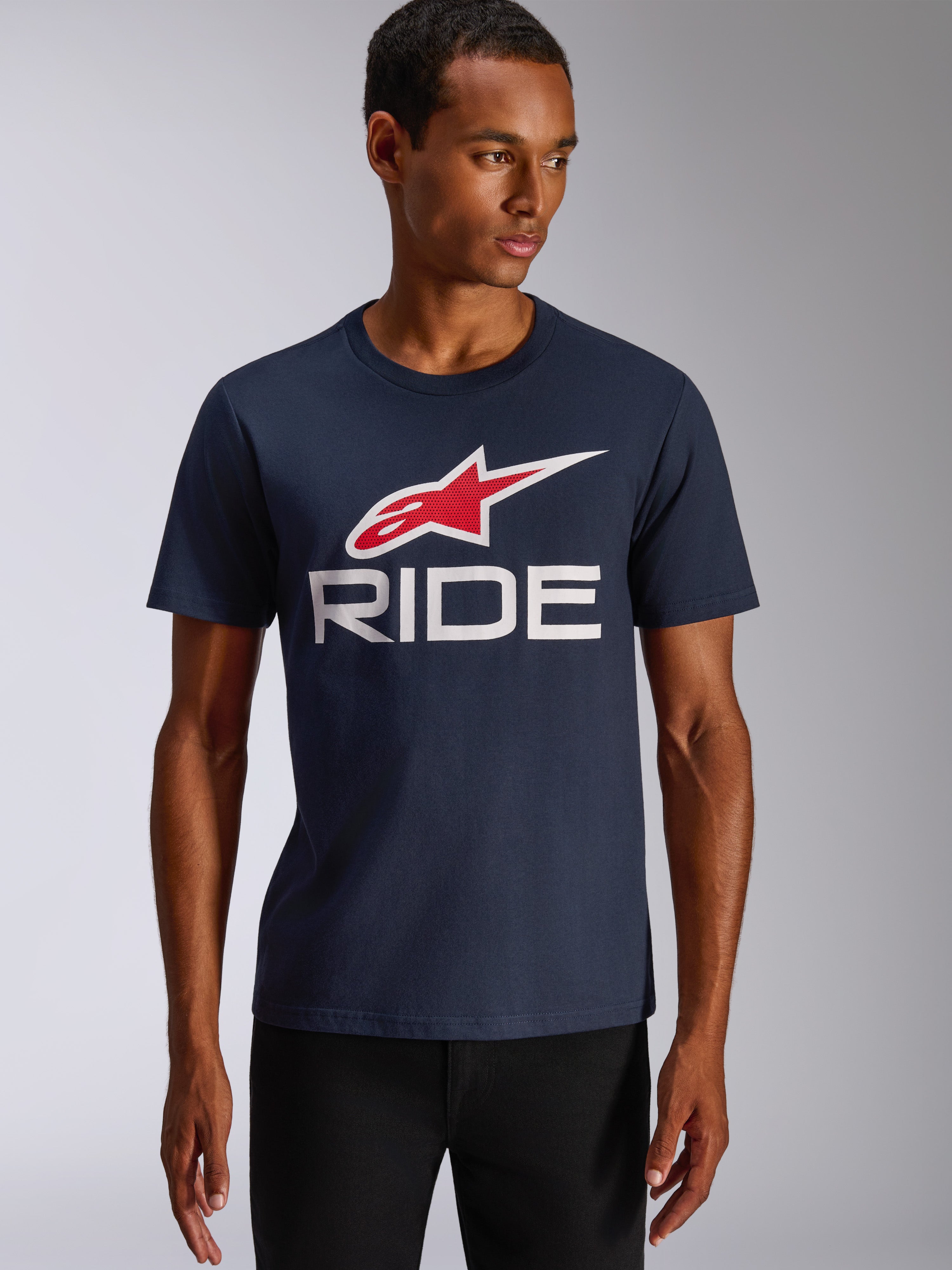 RIDE Tシャツ Ride 4.0 CSF - Blue Sportswear Tee | Alpinestars®