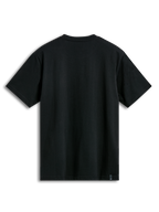 Alpinestars Cereal CSF Tee, Short Sleeve T-Shirt, Black, Back View, Plain design with small external brand label at the hem, Casual Motorsport Streetwear