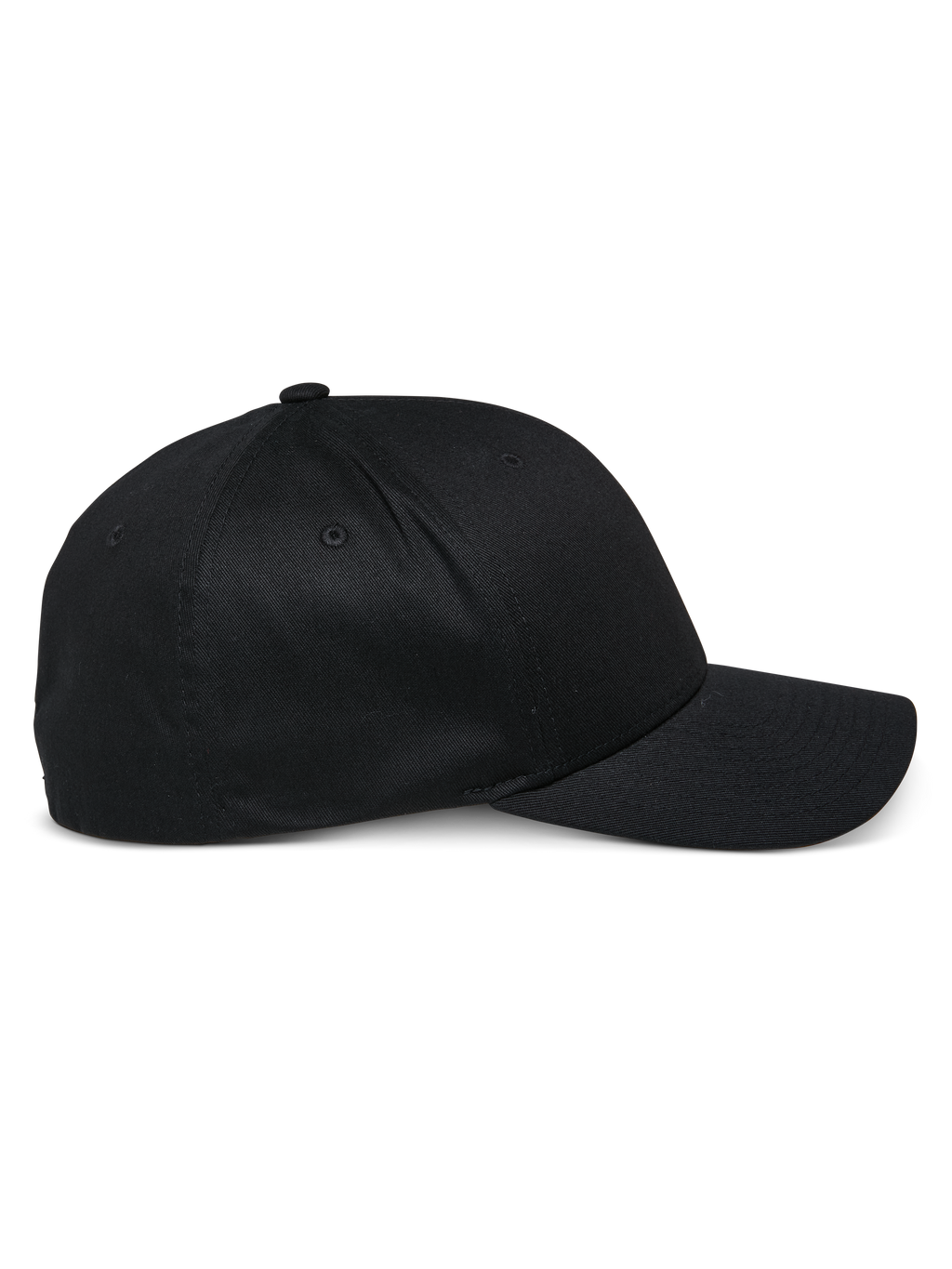 Alpinestars Share Hat, Curved Bill Baseball Cap, Black, Side Profile, Structured Crown, Casual Motorsport-Inspired Sportswear