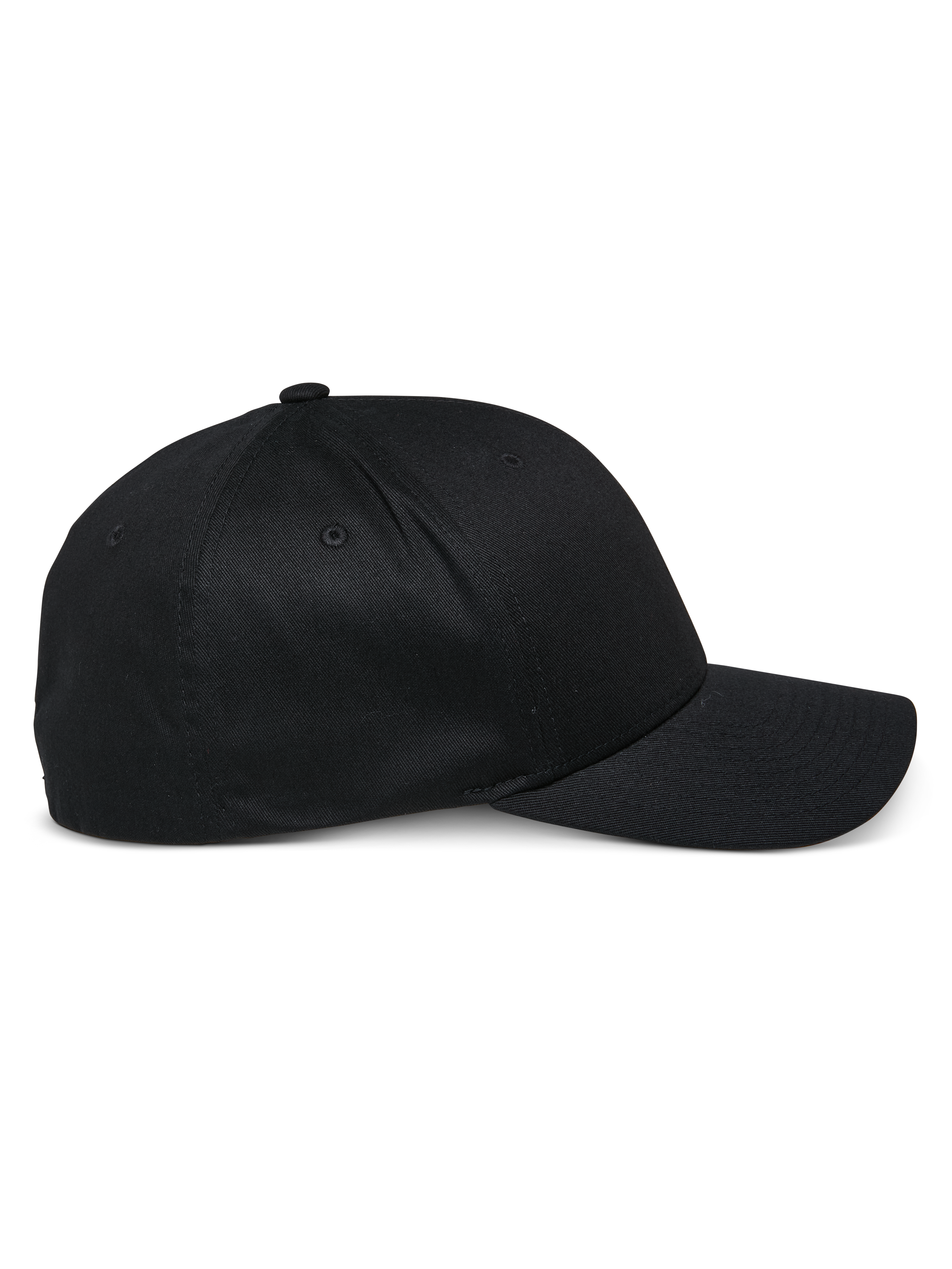 Alpinestars Share Hat, Curved Bill Baseball Cap, Black, Side Profile, Structured Crown, Casual Motorsport-Inspired Sportswear
