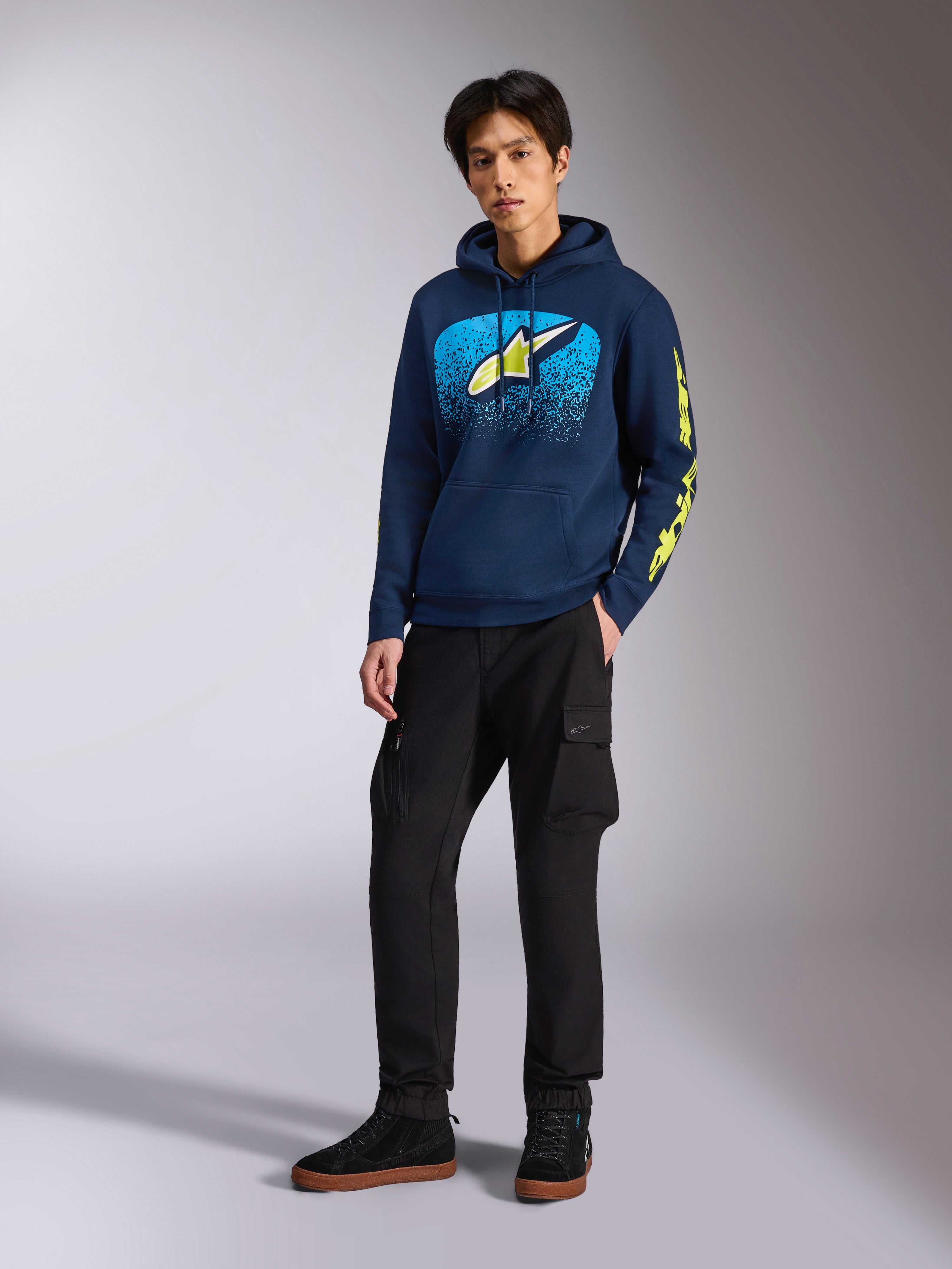 Obsessed - Blue Sportswear Hoodie | Alpinestars®